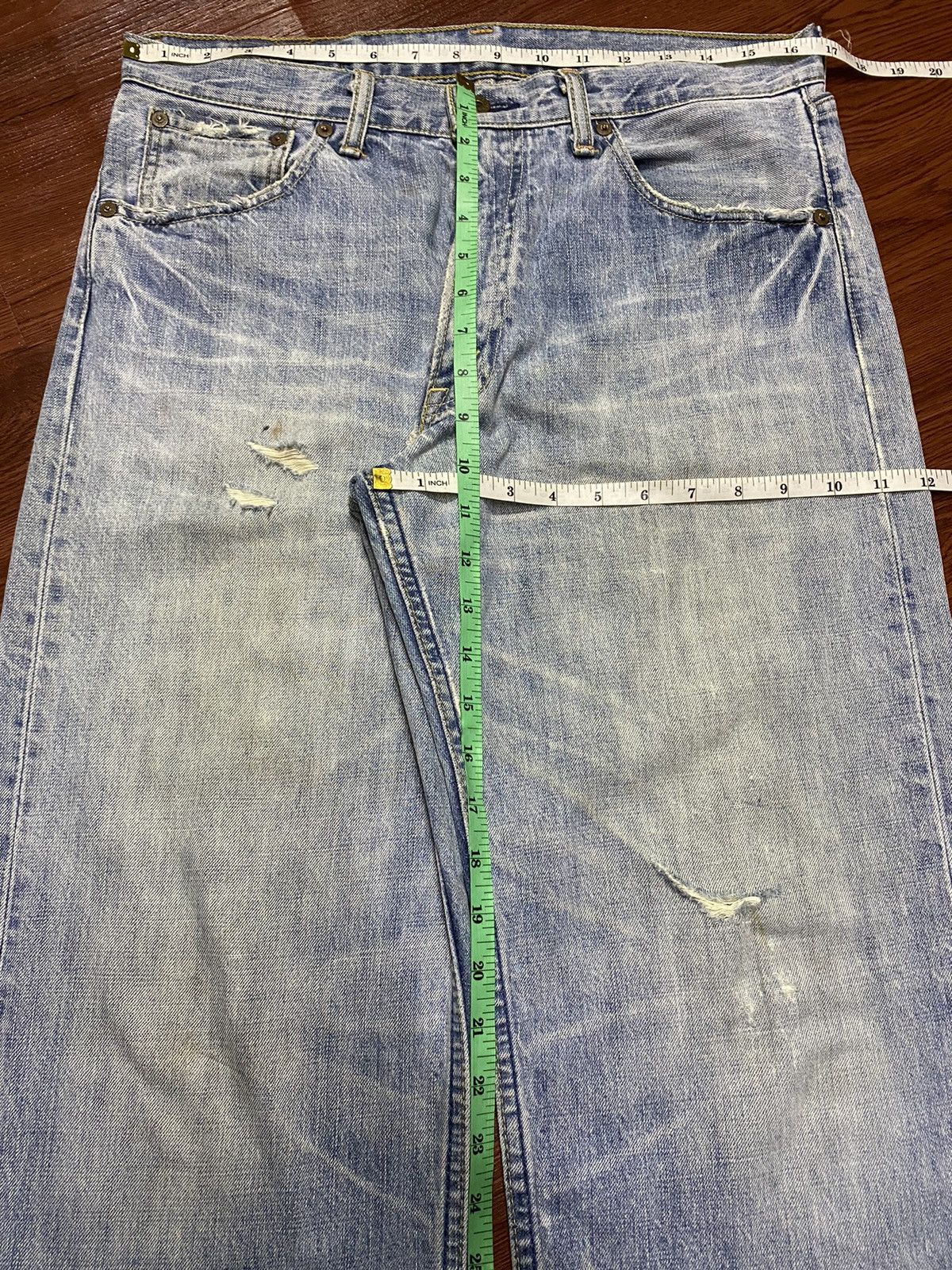 Levi's Vintage Levis 503 90’s Distressed Enough Baggy Jeans Size US 33 - 15 Thumbnail