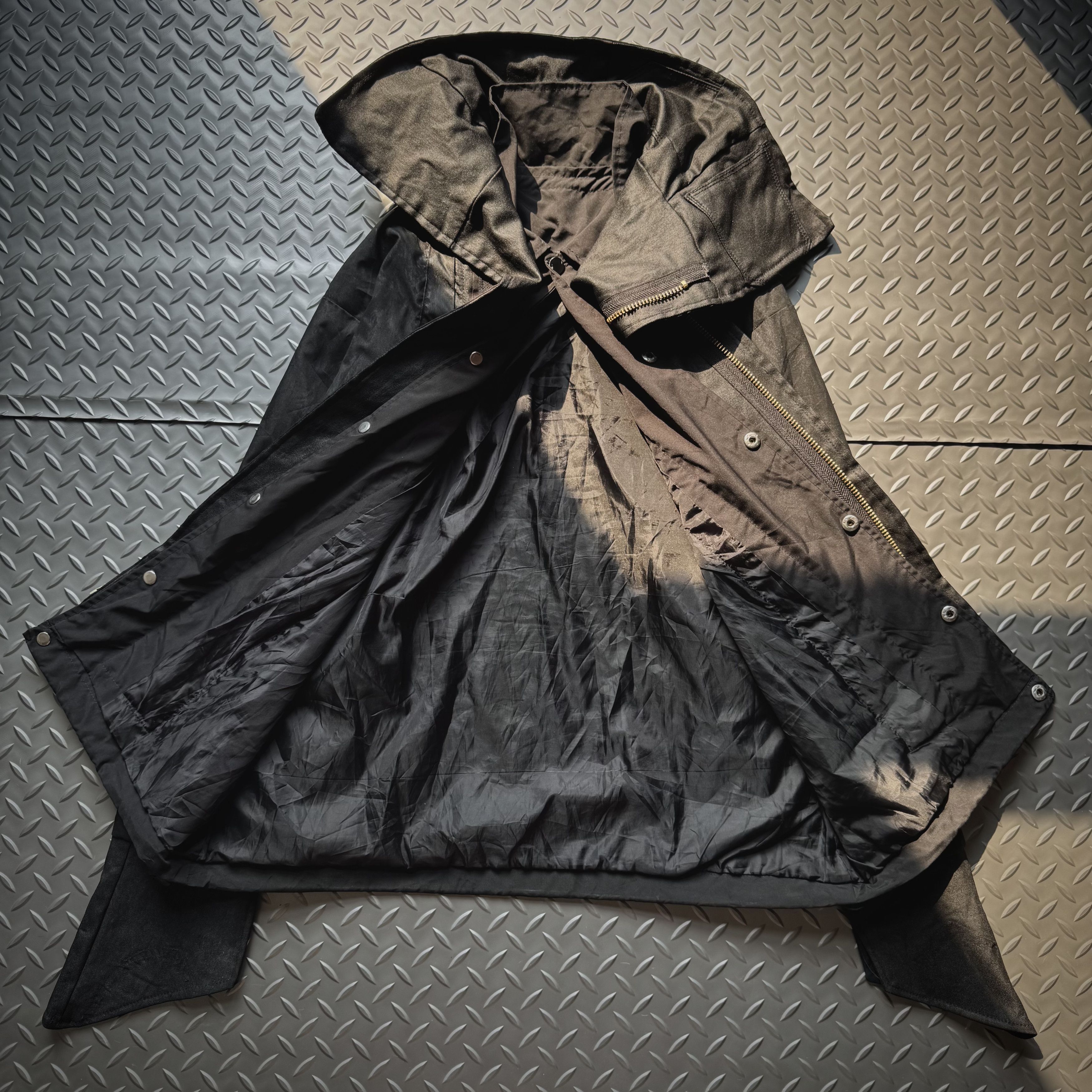 Japanese Brand Japanese Brand Asymmetrical Hooded Jacket Size US L / EU 52-54 / 3 - 5 Thumbnail