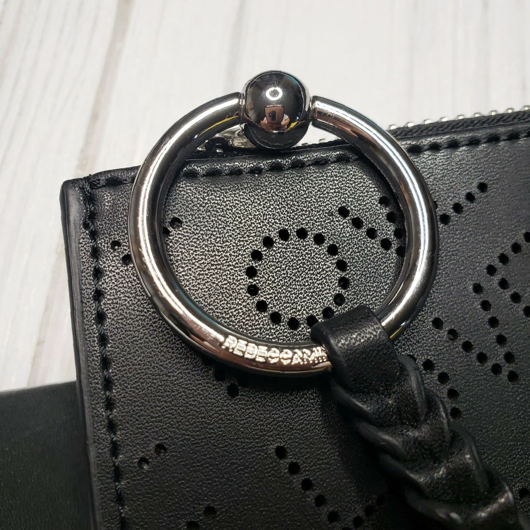 Rebecca Minkoff VINTAGE Rebecca Minkoff LOVE Black Leather Belt Bag Fanny Pack Rm 100419 Sz L/ XL Size ONE SIZE - 4 Thumbnail