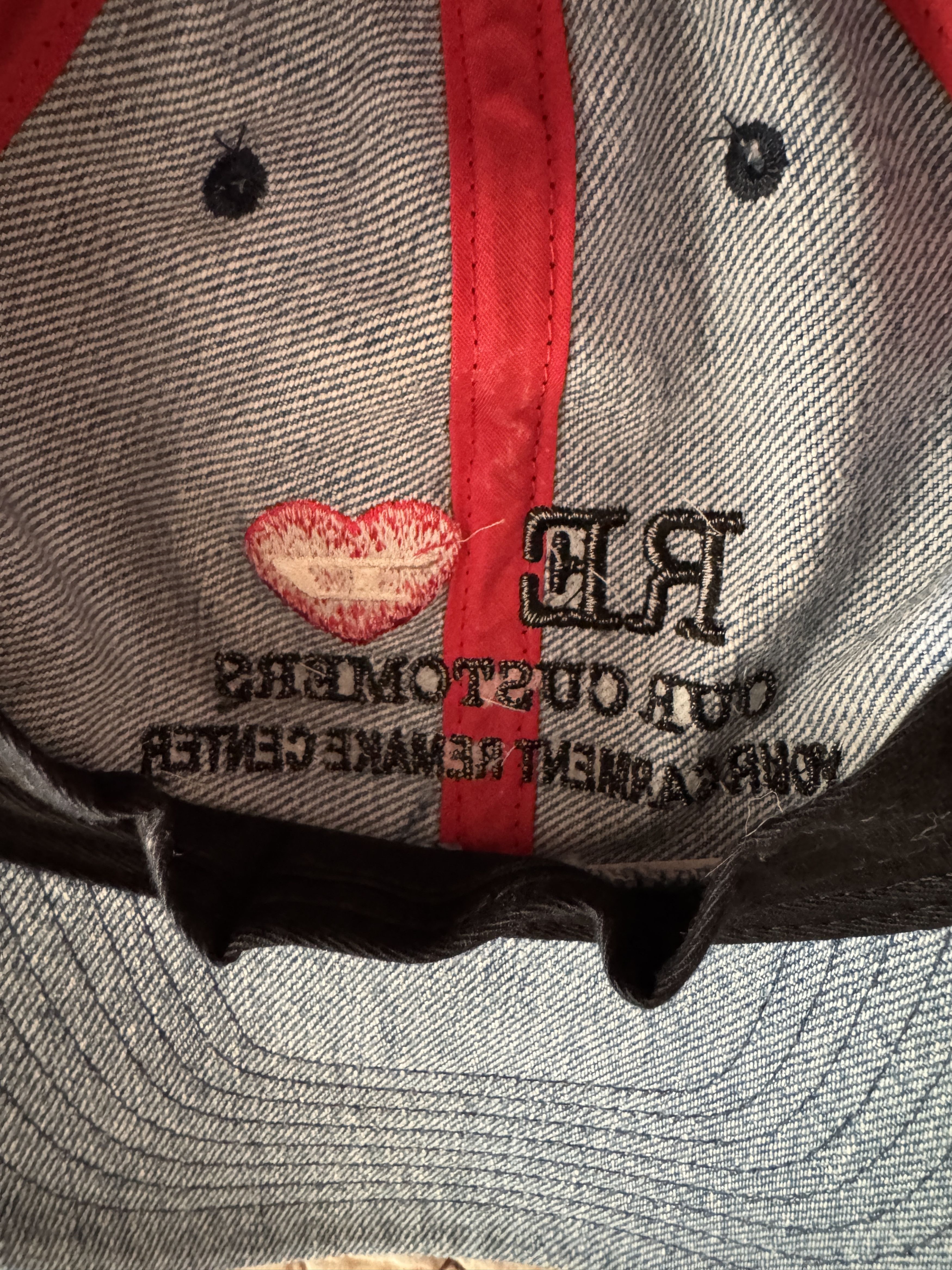 READYMADE READYMADE x DIESEL ONE-OF-A-KIND REPURPOSED DENIM HAT OS NEW Size ONE SIZE - 15 Thumbnail