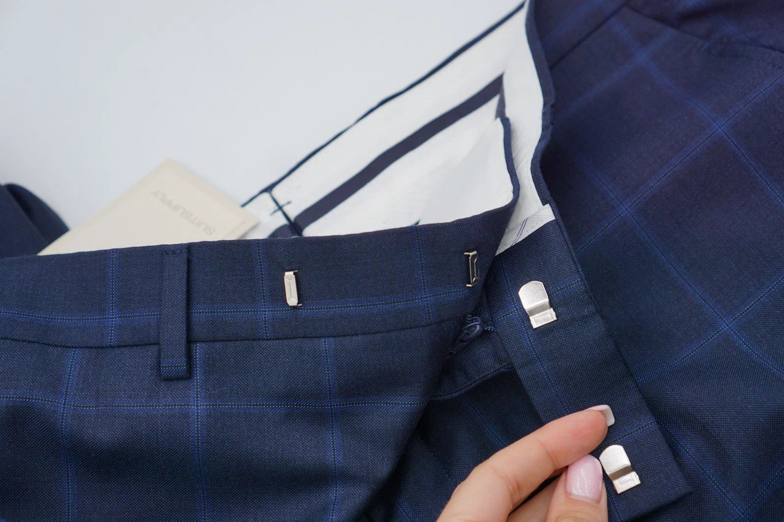 Suitsupply Men Suitsupply Pants Navy Blue Wool Washington Size UK/US44 Size 44R - 3 Thumbnail