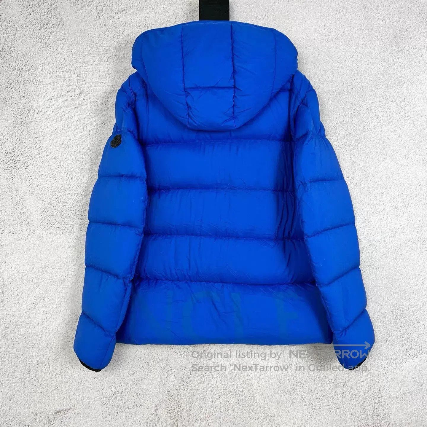 Moncler Blue Puffer Jacket with Hood - Size M. Size US M / EU 48-50 / 2 - 2 Thumbnail