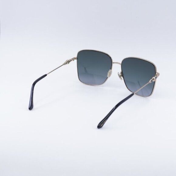 Jimmy Choo Jimmy Choo HESTER/S 02M2 9O Sunglasses Black Gold Square Size ONE SIZE - 9 Thumbnail