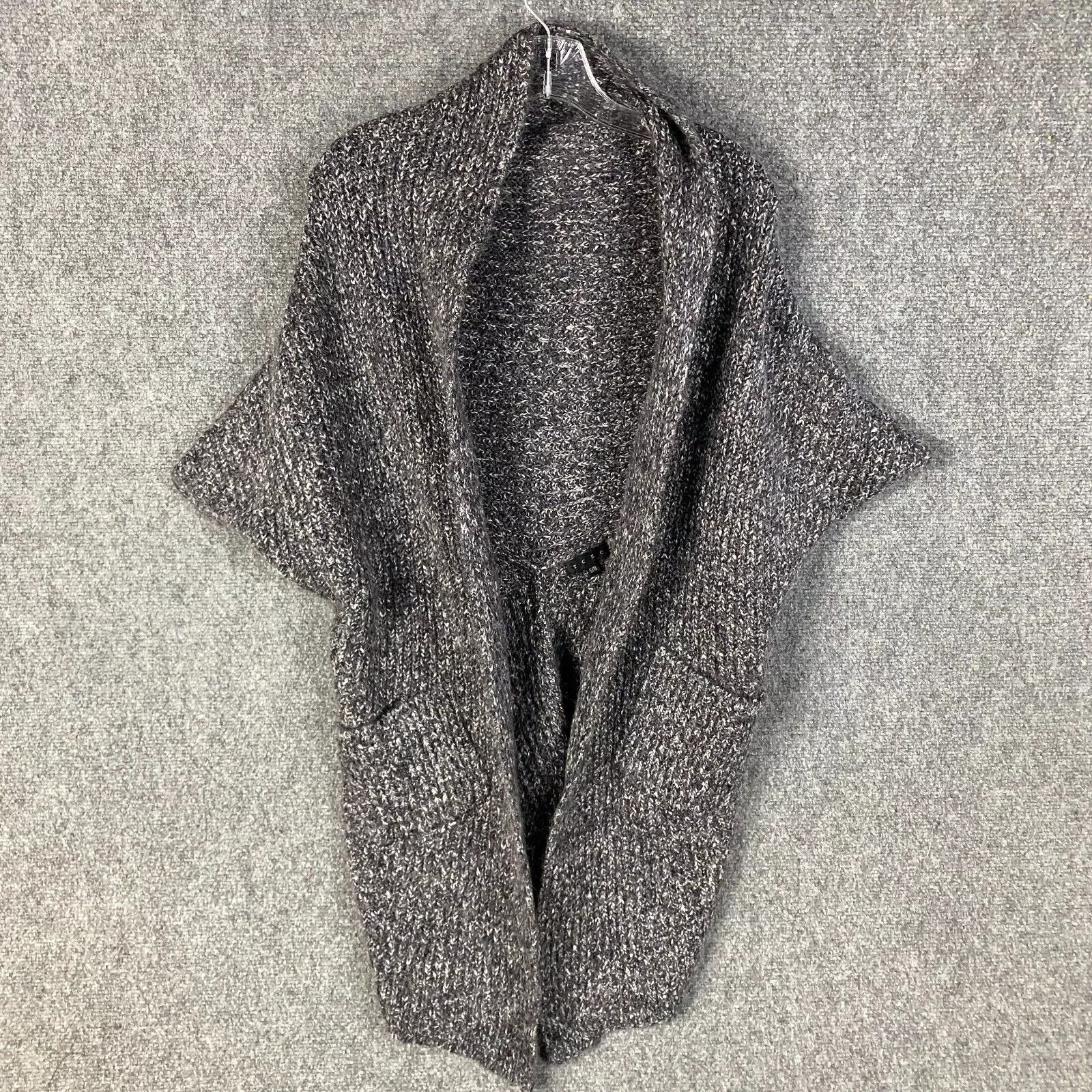 Other TCEC Cardigan Women's S/M Knitted Gray Wool Blend Adults Size S / US 4 / IT 40 - 1 Thumbnail