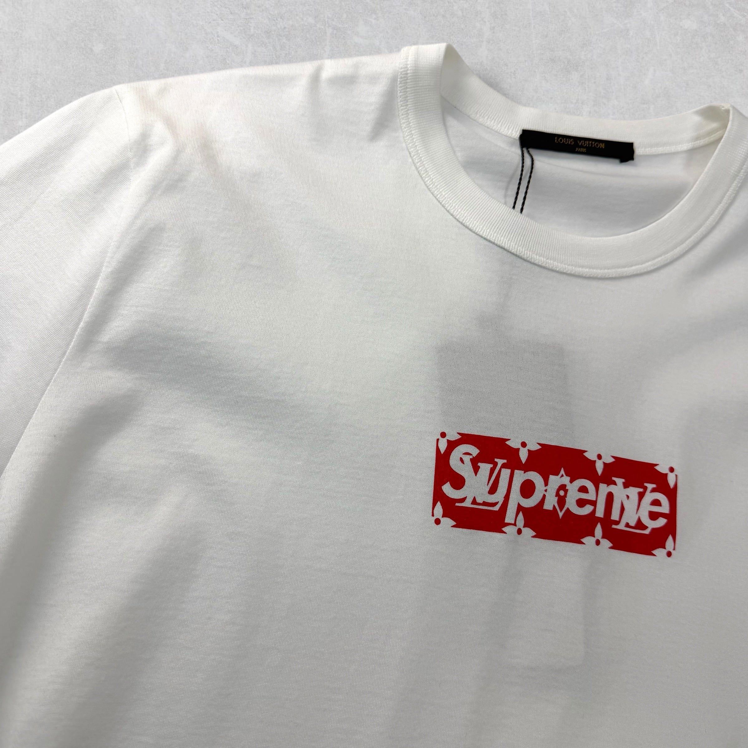 Louis Vuitton Louis Vuitton x Supreme Box Logo Tee XL Size US XL / EU 56 / 4 - 3 Thumbnail