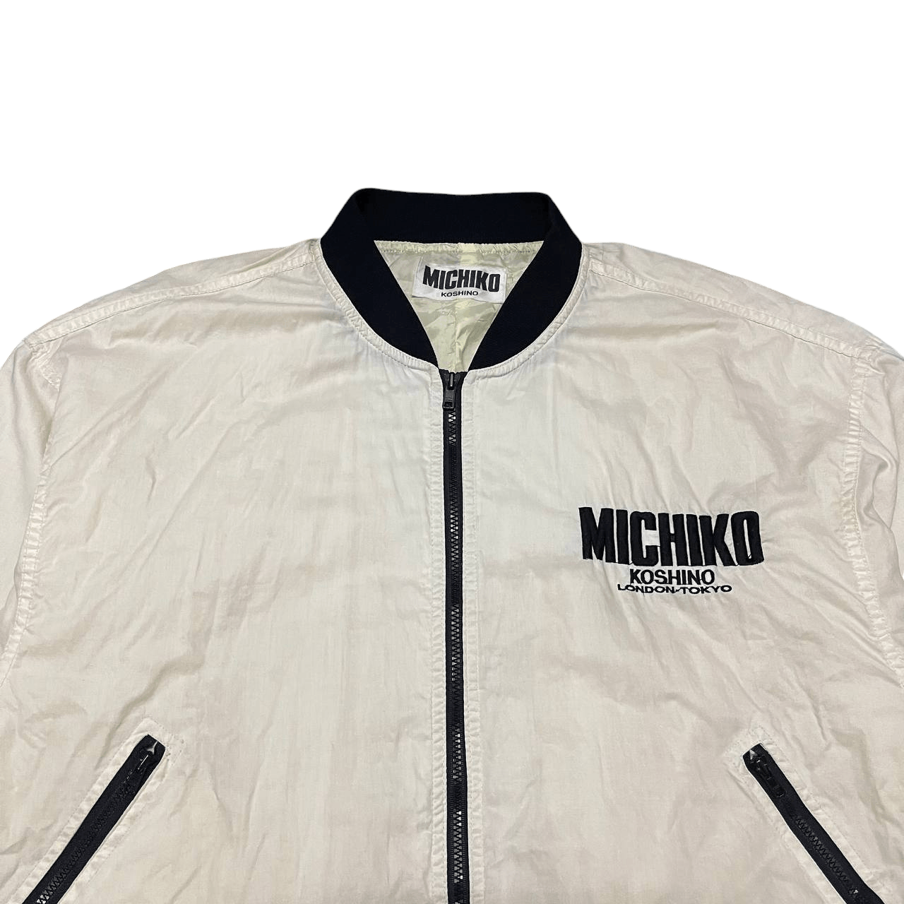 Michiko Koshino Vintage MK Michiko Koshino London Bomber Jacket Size US L / EU 52-54 / 3 - 5 Thumbnail
