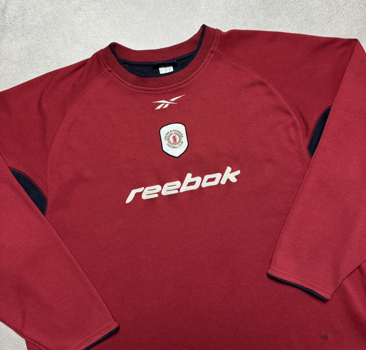 Reebok Crewe Alexandra 2004 2005 Football Soccer Sweatshirt Reebok Size US XL / EU 56 / 4 - 3 Thumbnail