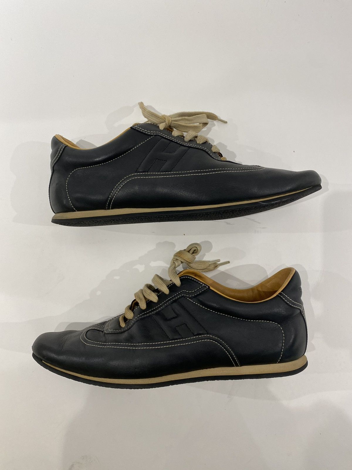 Hermes Hermes Quick Calfskin Leather H logo Sneakers Size 9.5 Size US 9.5 / EU 42-43 - 5 Thumbnail