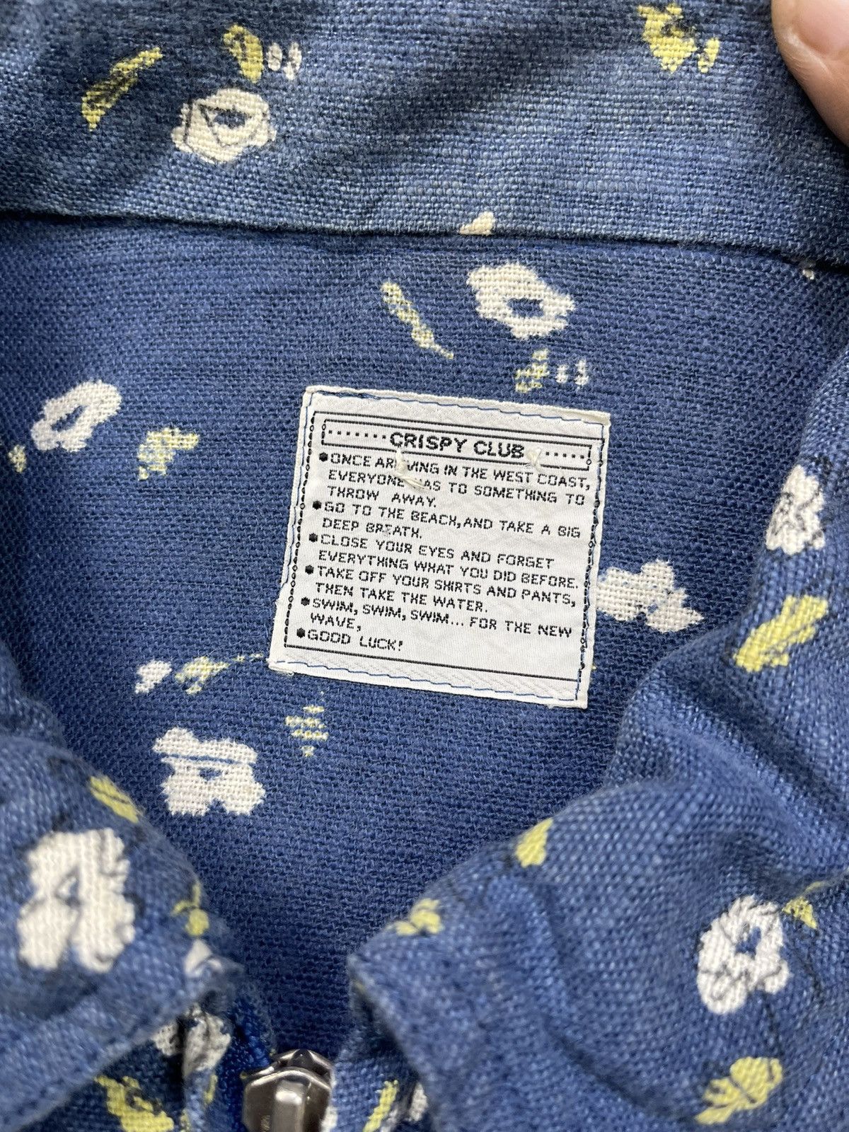 Japanese Brand Vintage SABORUKU CRISPY CLUB Cotton Blend Size US M / EU 48-50 / 2 - 7 Thumbnail