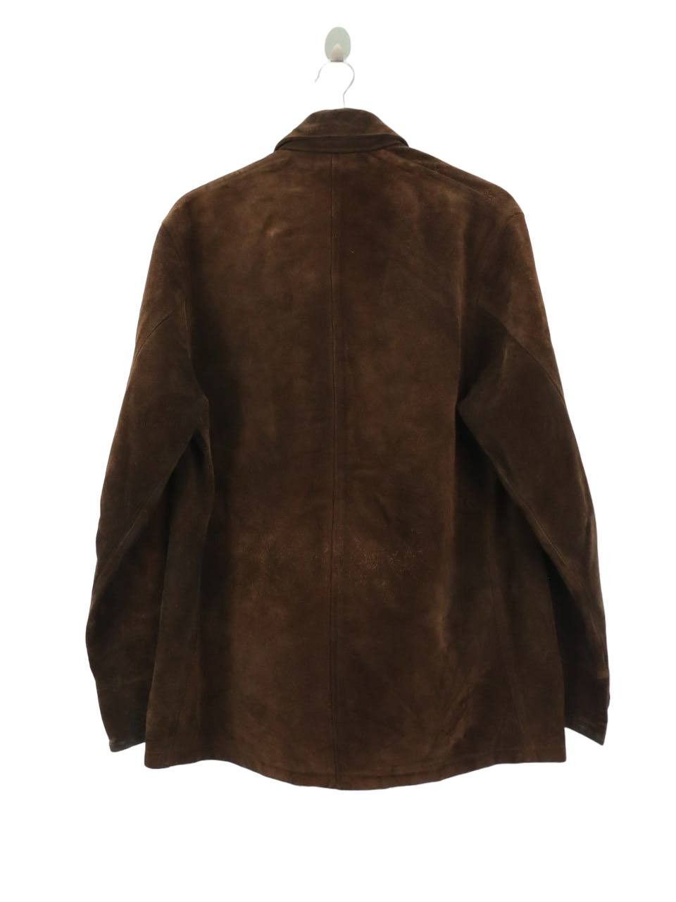 A.P.C. A.P.C. Suede Leather Workwear Coat Jacket Size US M / EU 48-50 / 2 - 2 Thumbnail