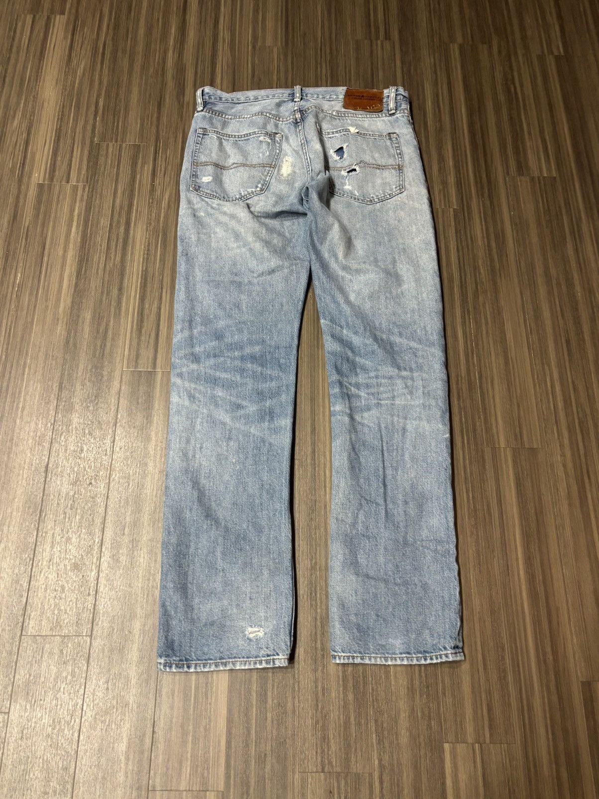 Polo Ralph Lauren Denim & Supply Co. Ralph Lauren Jeans 31x34 Distressed Band Size US 31 - 2 Thumbnail