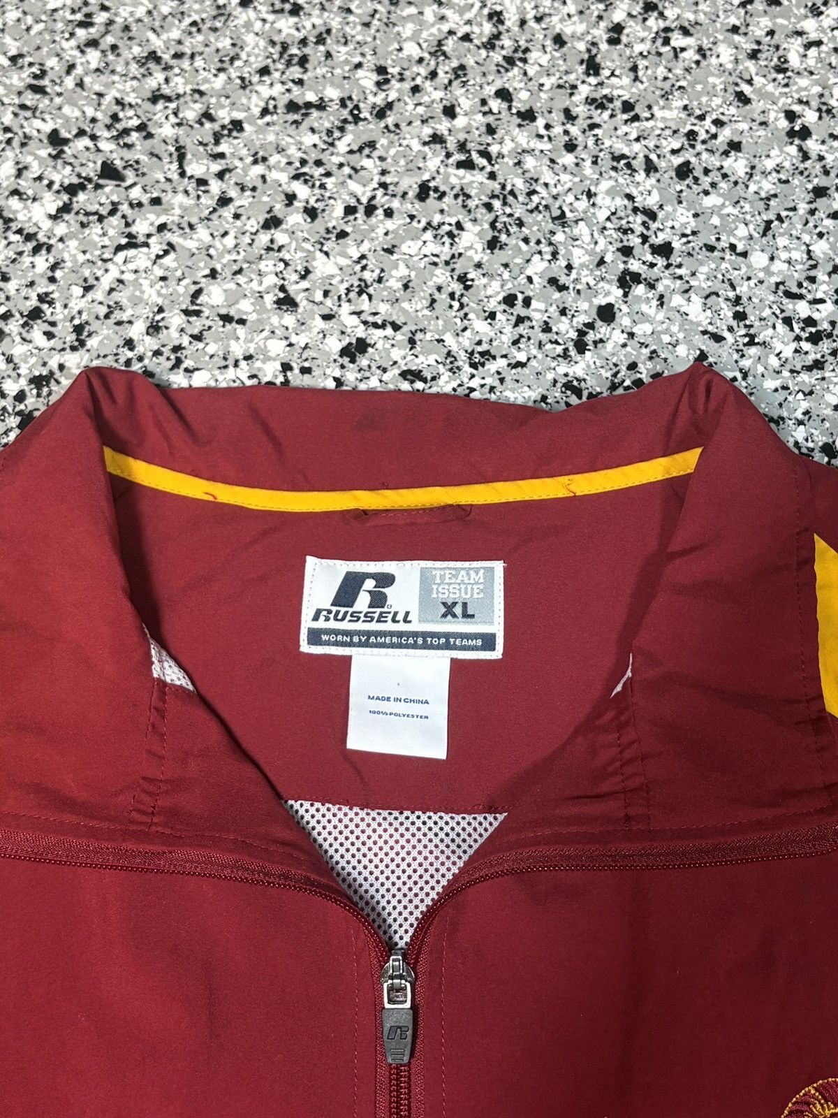 NCAA Vintage Russell Ath. USC Trojans College Jacket Size XL 0554 Size US XL / EU 56 / 4 - 3 Thumbnail