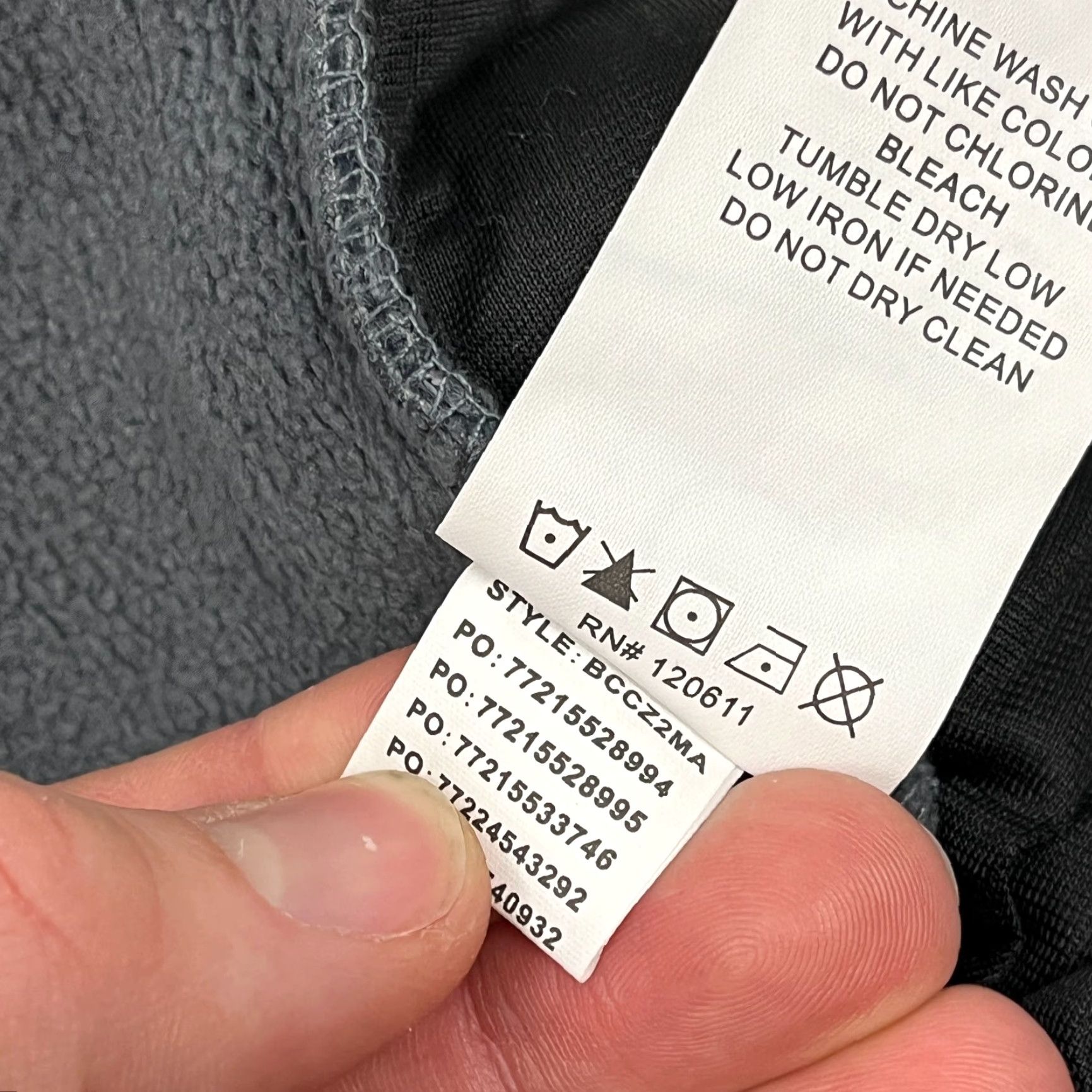 Vintage Backcountry Belted Fleece Jogger Pants Men L 30" Gray Blue Outdoor Hiking Belted, 5-Pocket Design, Regular Fit Size US 33 - 7 Thumbnail