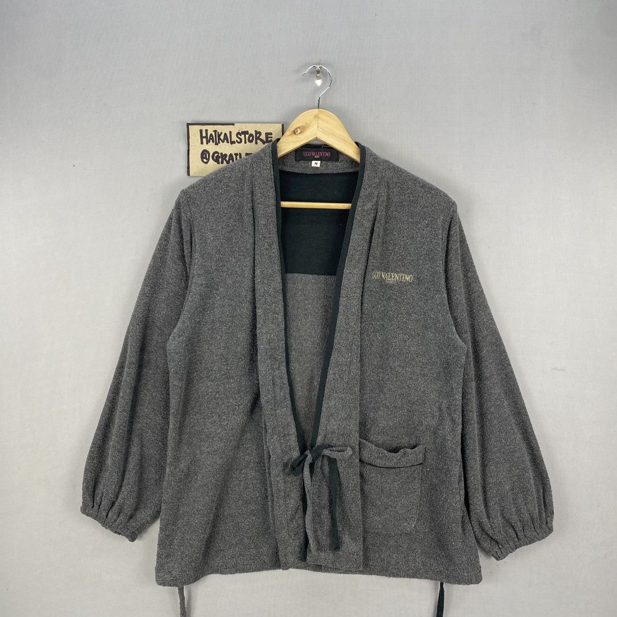 Vintage Ugo Valentino Vintage Japanese Wrap Cardigan Jacket Size US M / EU 48-50 / 2 - 1 Thumbnail