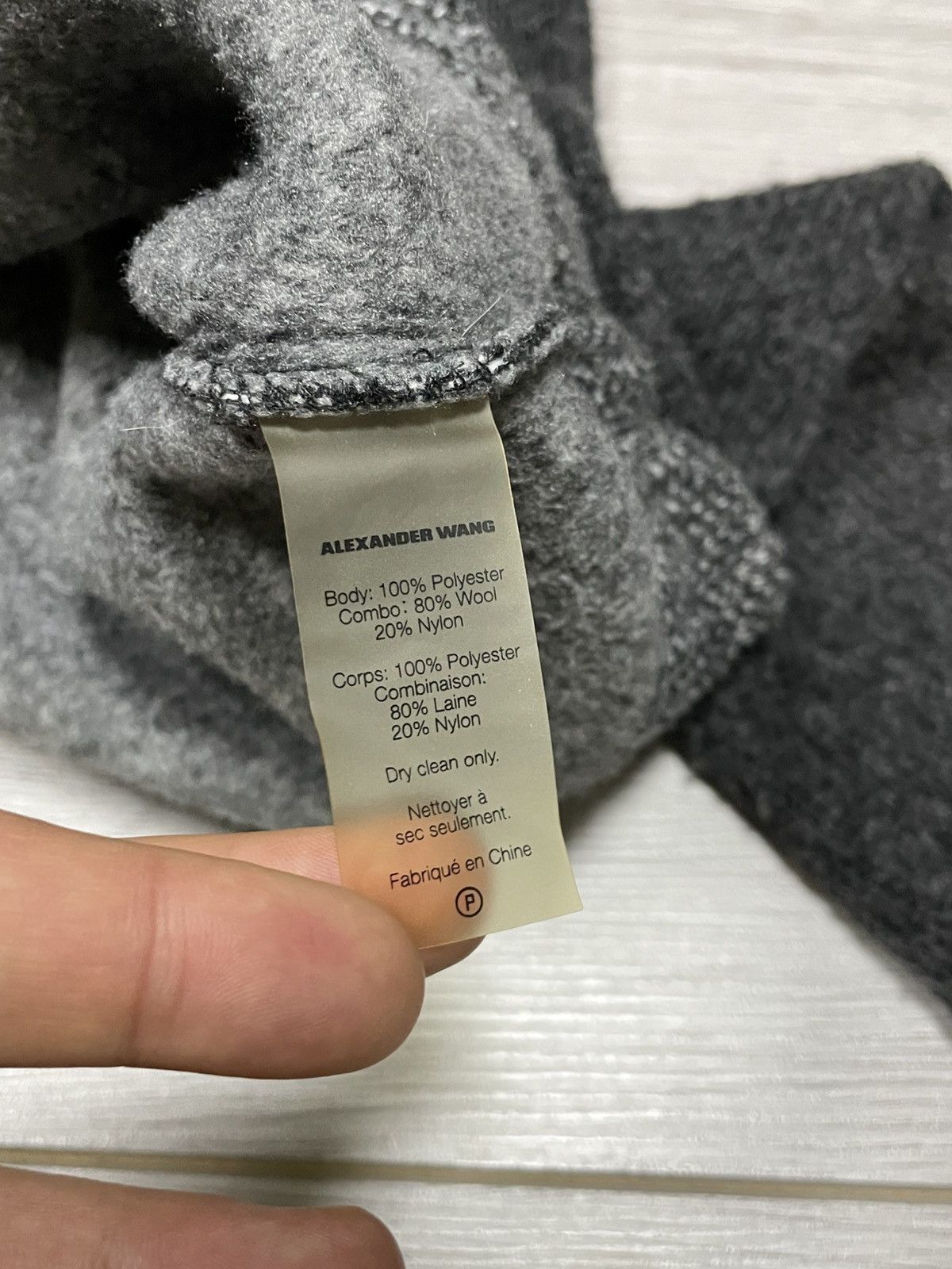 Alexander Wang Alexander Wang wool hoodie Size US S / EU 44-46 / 1 - 9 Thumbnail