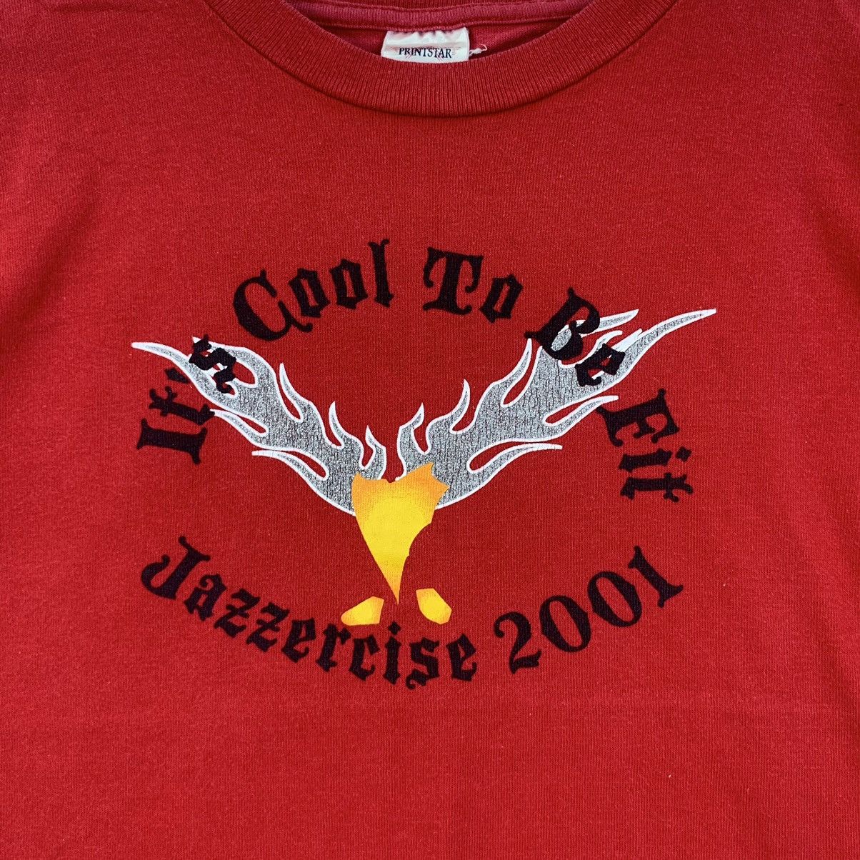 Vintage Vintage JAZZERCISE ZUMBA AEROBIC Dance Tee Shirt Size XS / US 0-2 / IT 36-38 - 3 Thumbnail