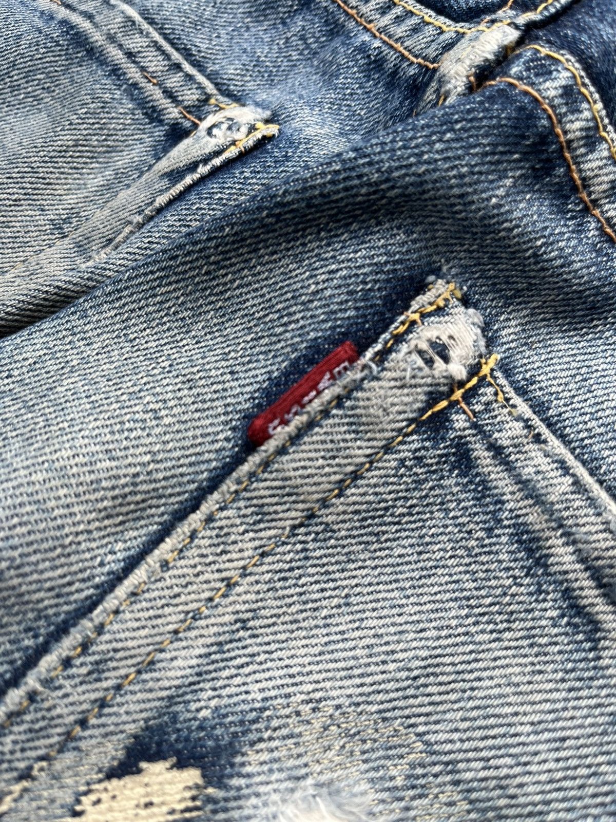 Evisu VINTAGE EVISU SELVEDGE JEANS WHITE SEAGULLS YAMANE JAPAN Size US 32 / EU 48 - 9 Thumbnail