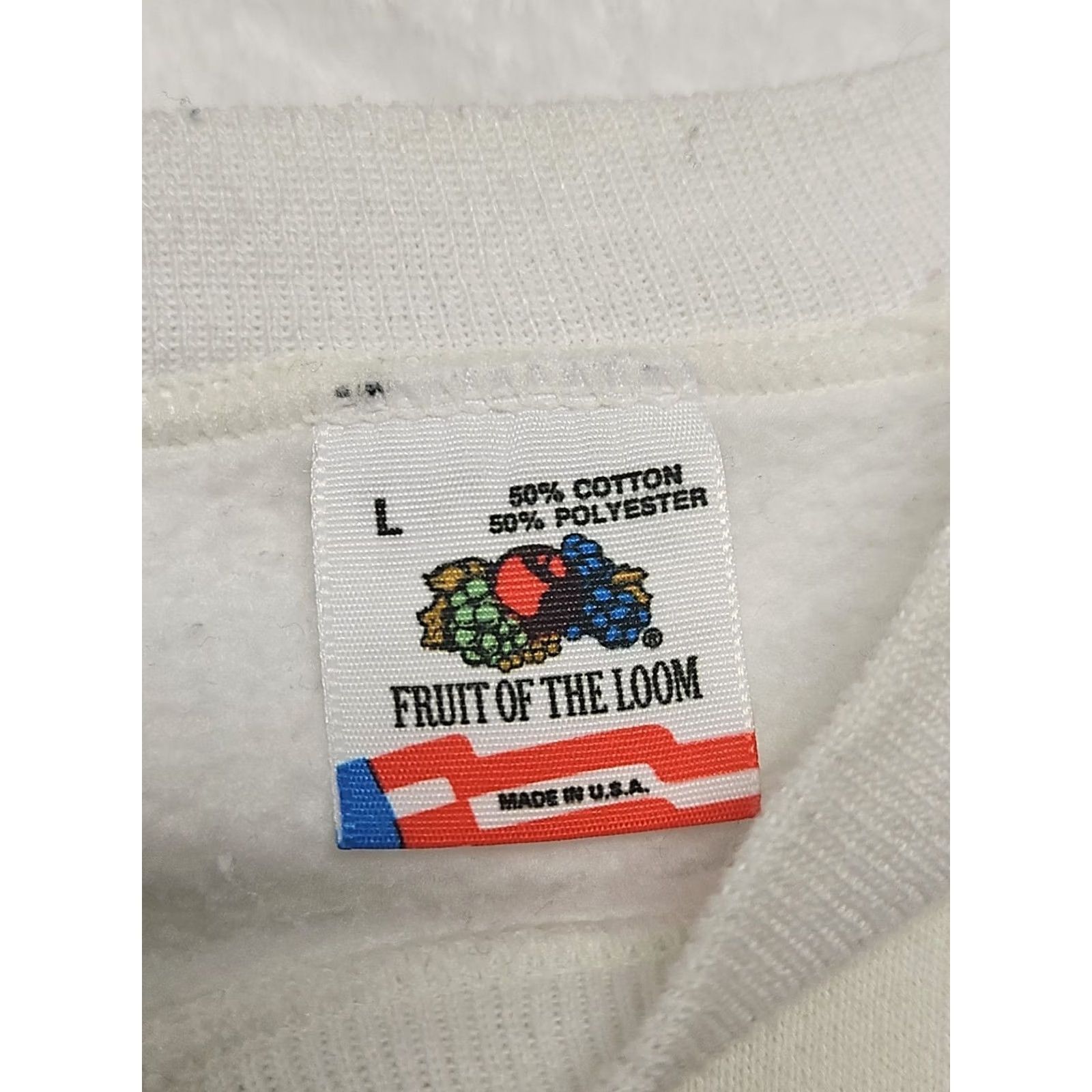 Fruit Of The Loom VINTAGE Teddy Bear Christmas Sweatshirt Womens Large Cottagecore Christmas Graphic Print Pullover Crew Neck 90s Fruit of the Loom Size L / US 10 / IT 46 - 8 Thumbnail
