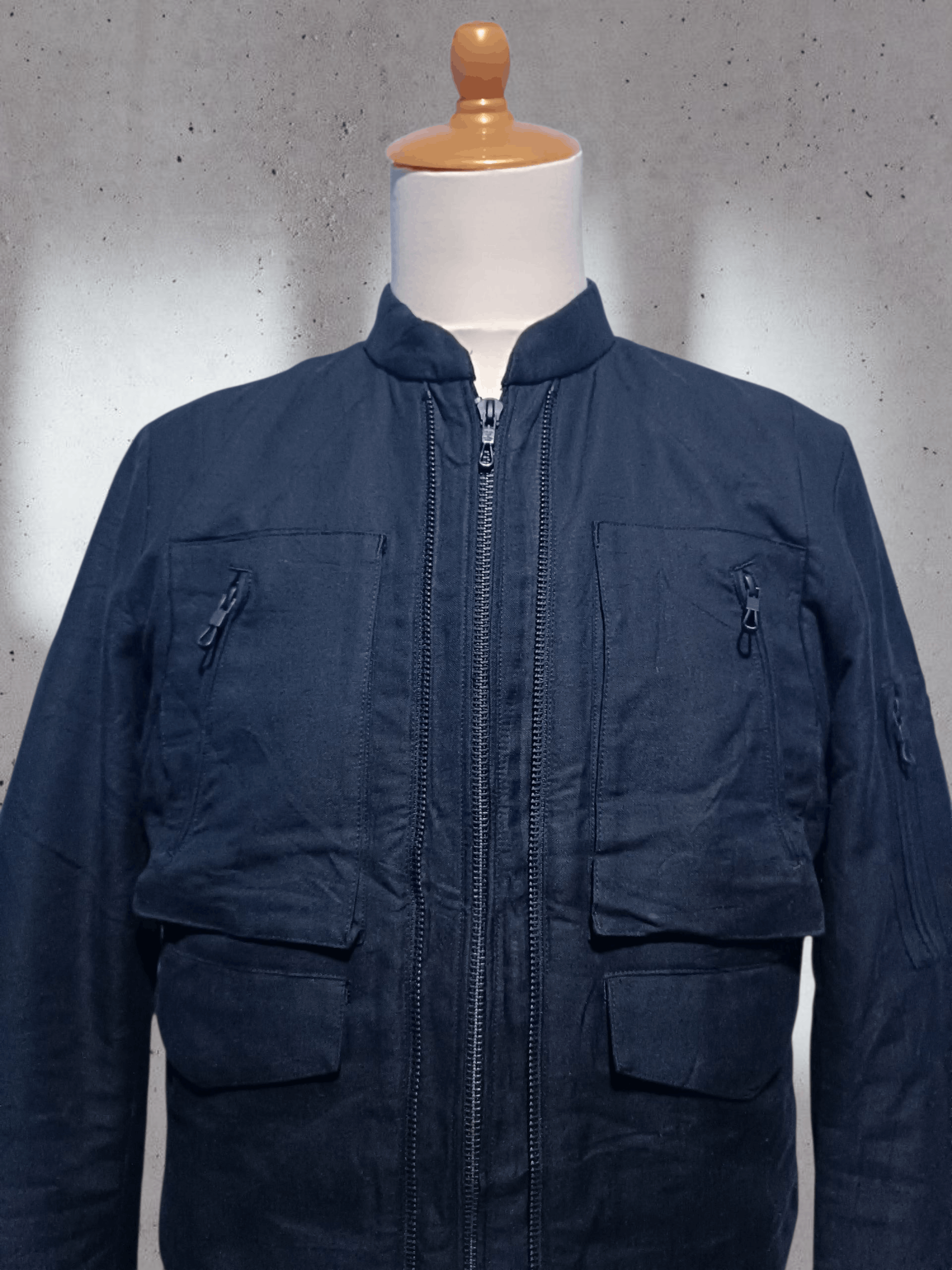 Dirain Dirain Bomber Jacket Double Zip 4 Pocket Undercover Style Size US L / EU 52-54 / 3 - 3 Thumbnail