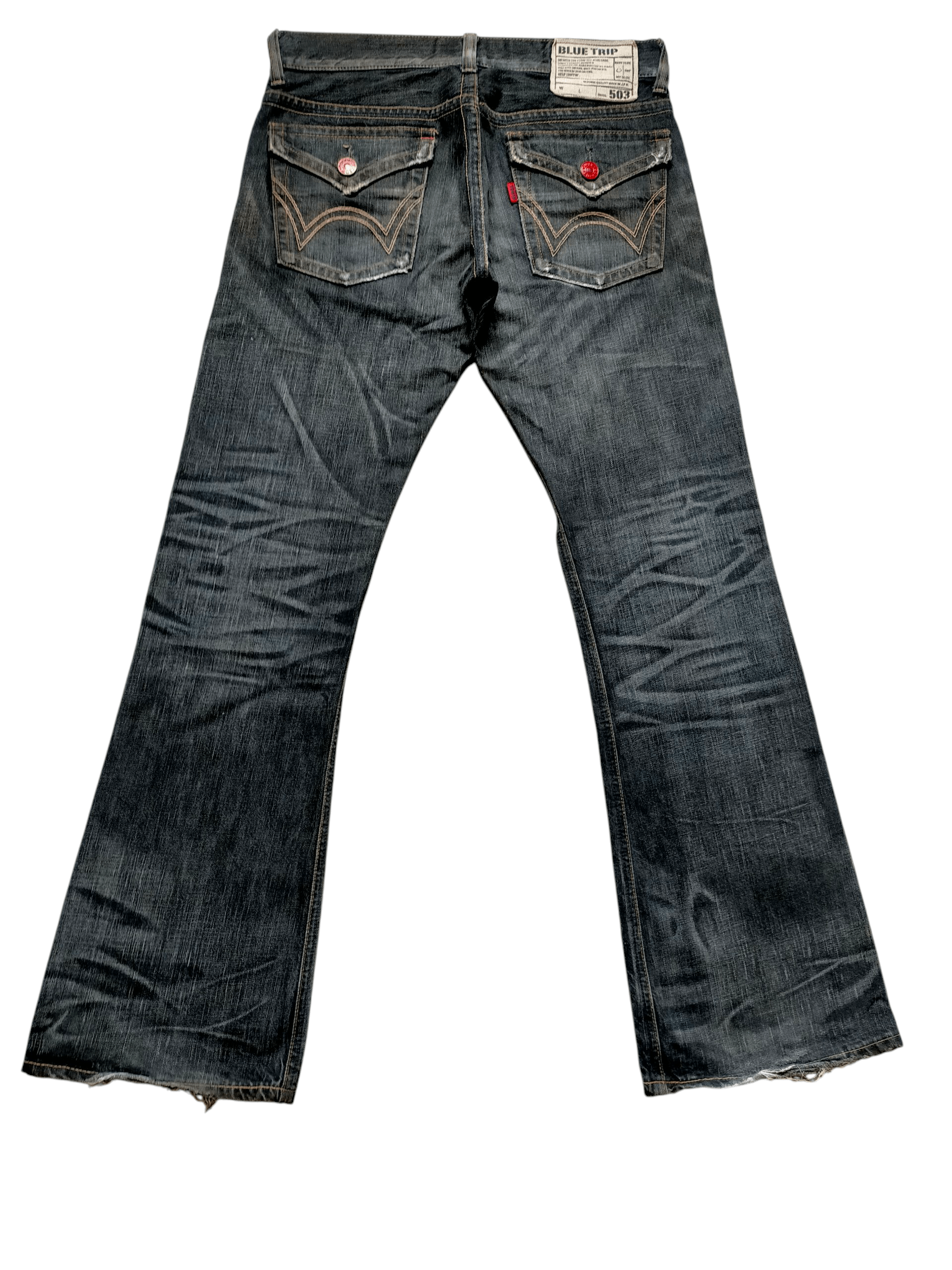 Edwin Edwin 503 Flare Japan Black Boot cut Denim Size US 32 / EU 48 - 1 Thumbnail