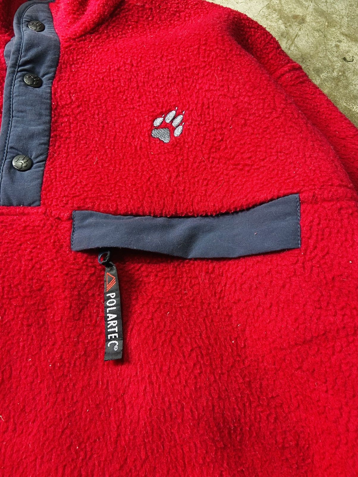Jack Wolfskin Jack Wolfskin Polartec Haf Button Fleece Size US L / EU 52-54 / 3 - 10 Thumbnail