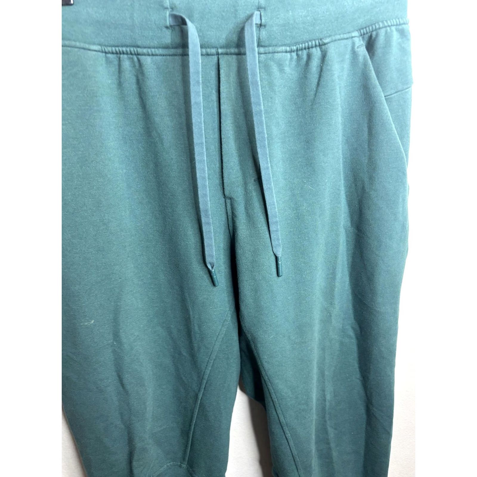 Ten Thousand Lululemon City Sweat Jogger Pants Mens Green Cuffed Drawstring Tapered Pockets Nike? Size US 34 / EU 50 - 2 Thumbnail