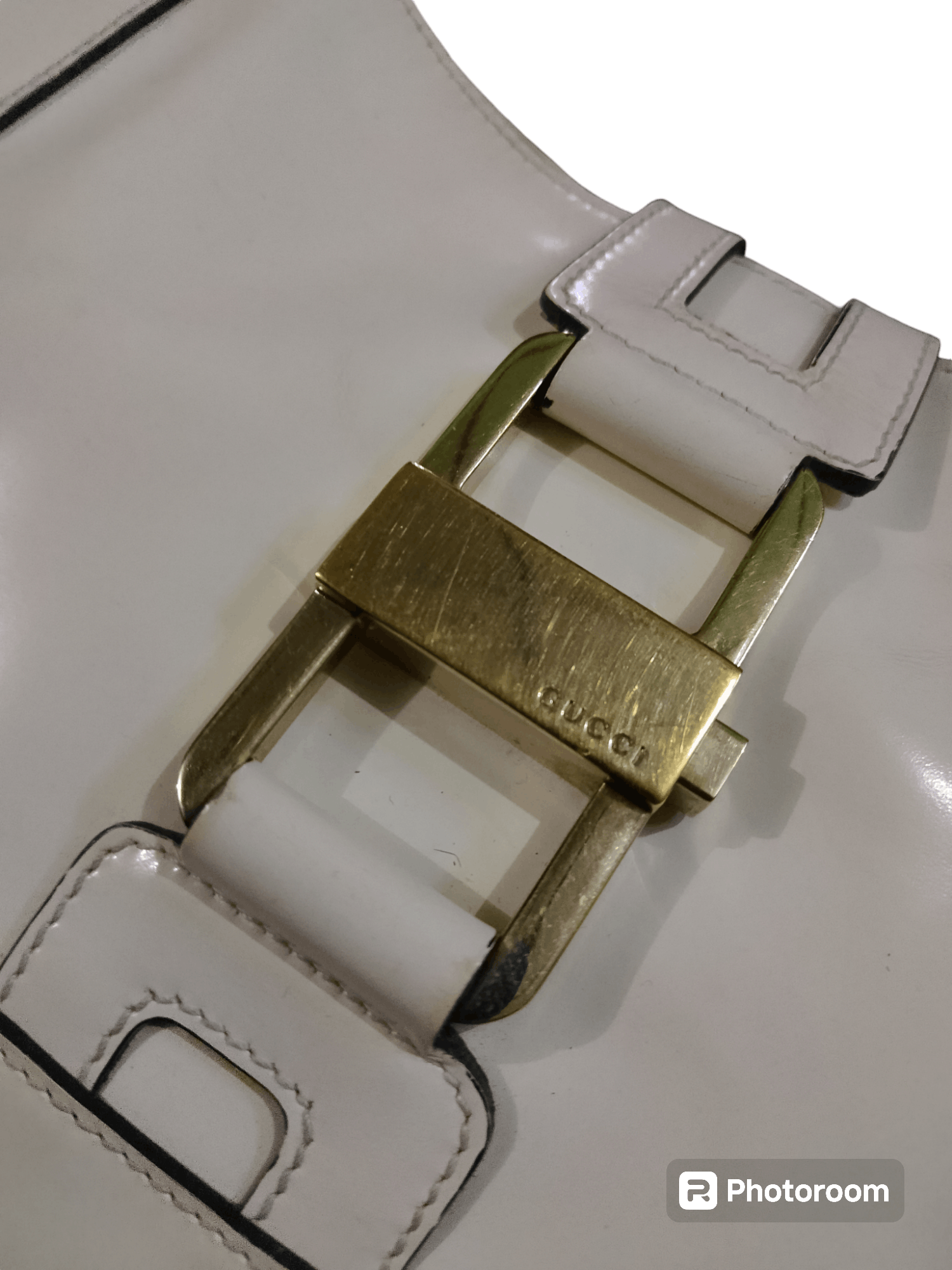 Gucci Gucci white patent jackie leather handbag Size ONE SIZE - 9 Thumbnail