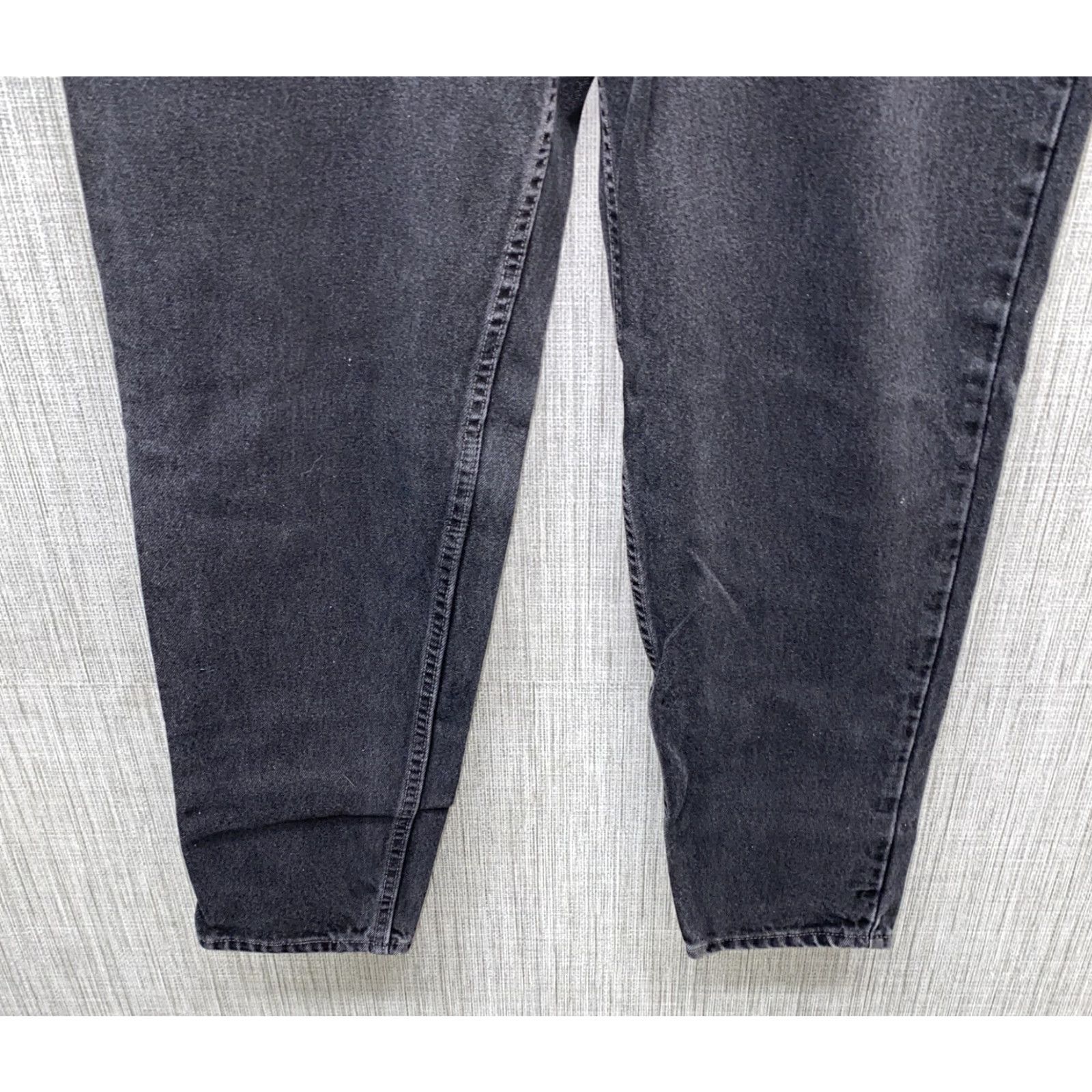 Levi's VINTAGE Levi’s 550 Jeans Womens Black USA Made Relaxed Tapered Size 18 Size 40" / US 18 - 3 Thumbnail