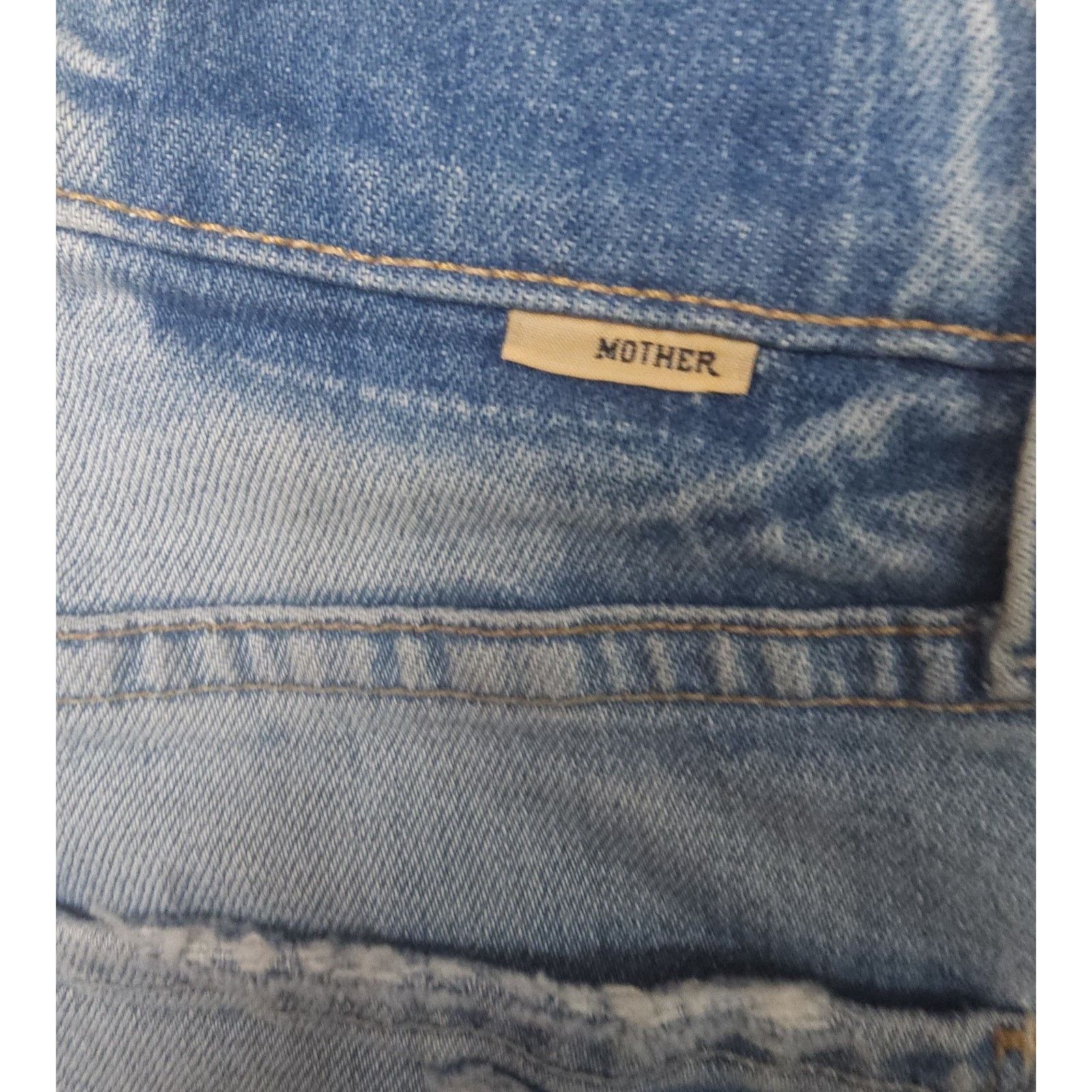 MOTHER MOTHER SUPERIOR High Waisted Rider Skimp in Confession 26 Size 26" / US 2 / IT 38 - 11 Thumbnail