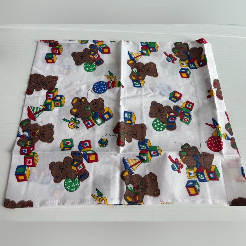 Designer Vintage 90s Baby’s Pillowcase by Emval Creations Size ONE SIZE - 3 Thumbnail