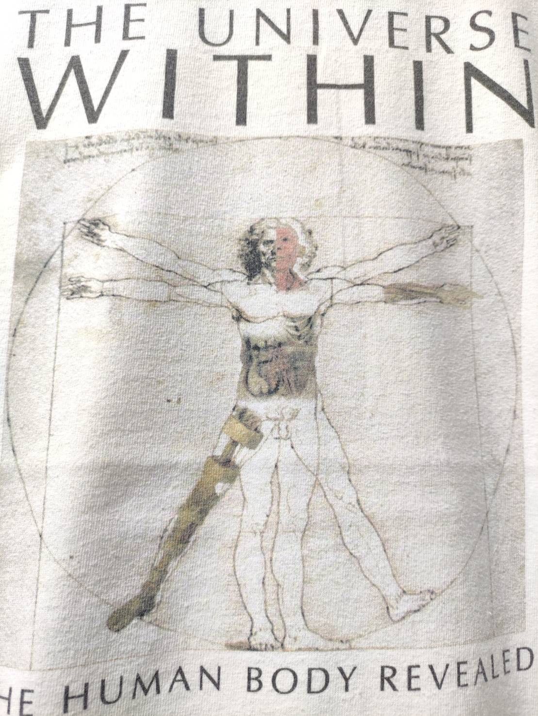 Vintage Vtg 00's Leonardo Da Vinci " The Human Body Revealed " Size US M / EU 48-50 / 2 - 3 Thumbnail