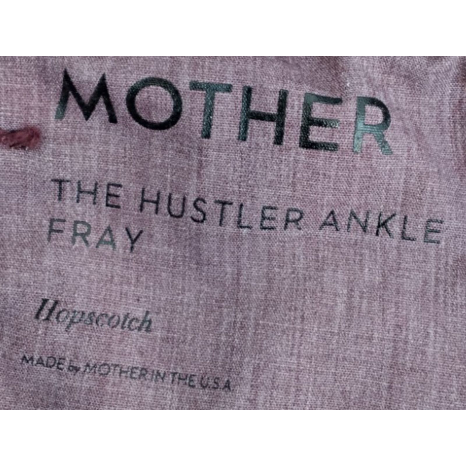 MOTHER Mother Hustler Corduroy Jeans Women's 27 Maroon Ankle Fray Size 27" / US 4 / IT 40 - 12 Thumbnail