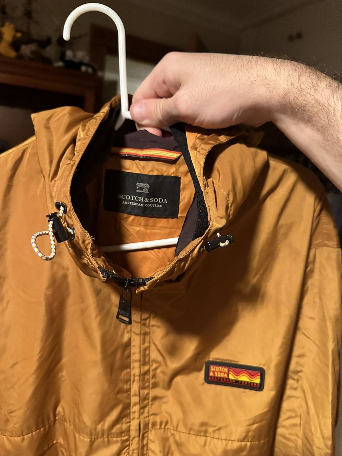 Scotch and Soda wind double hooded windbreaker