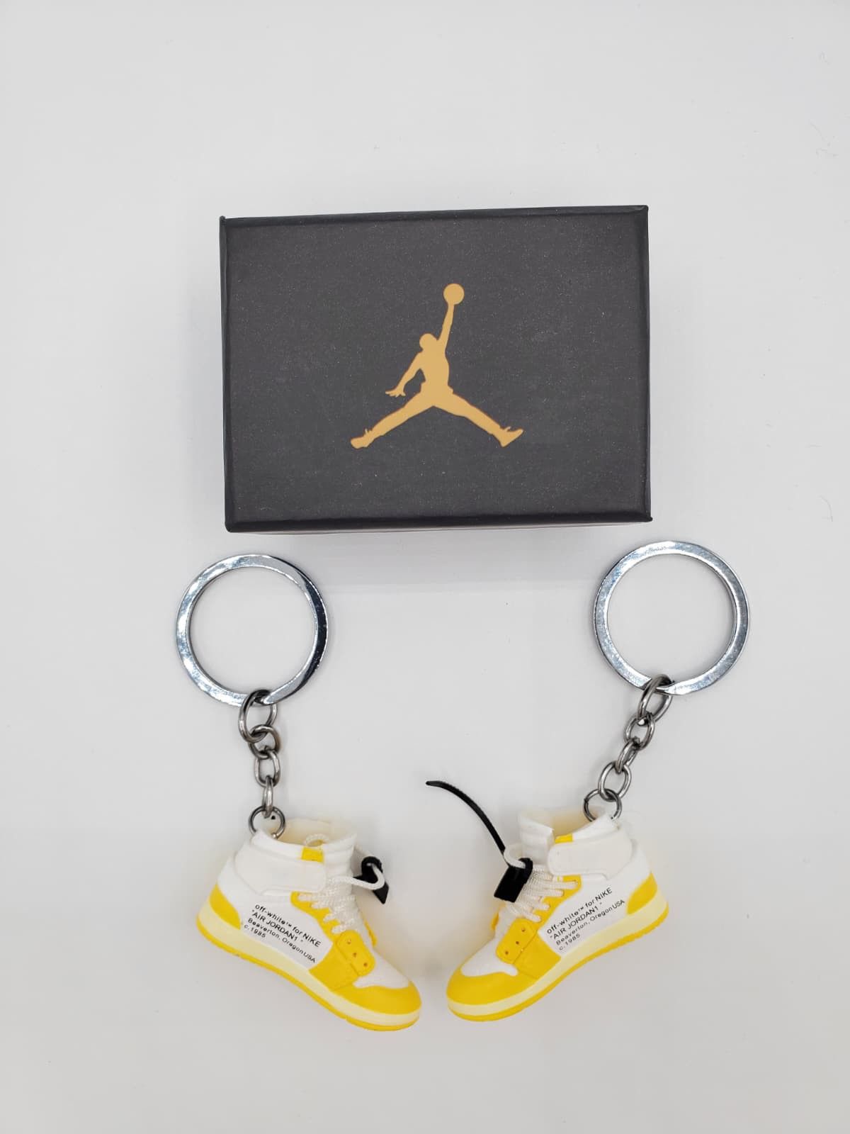 Jordan Brand Jordan 1 High Retro White Canary Yellow Keychain Set Size ONE SIZE - 3 Thumbnail