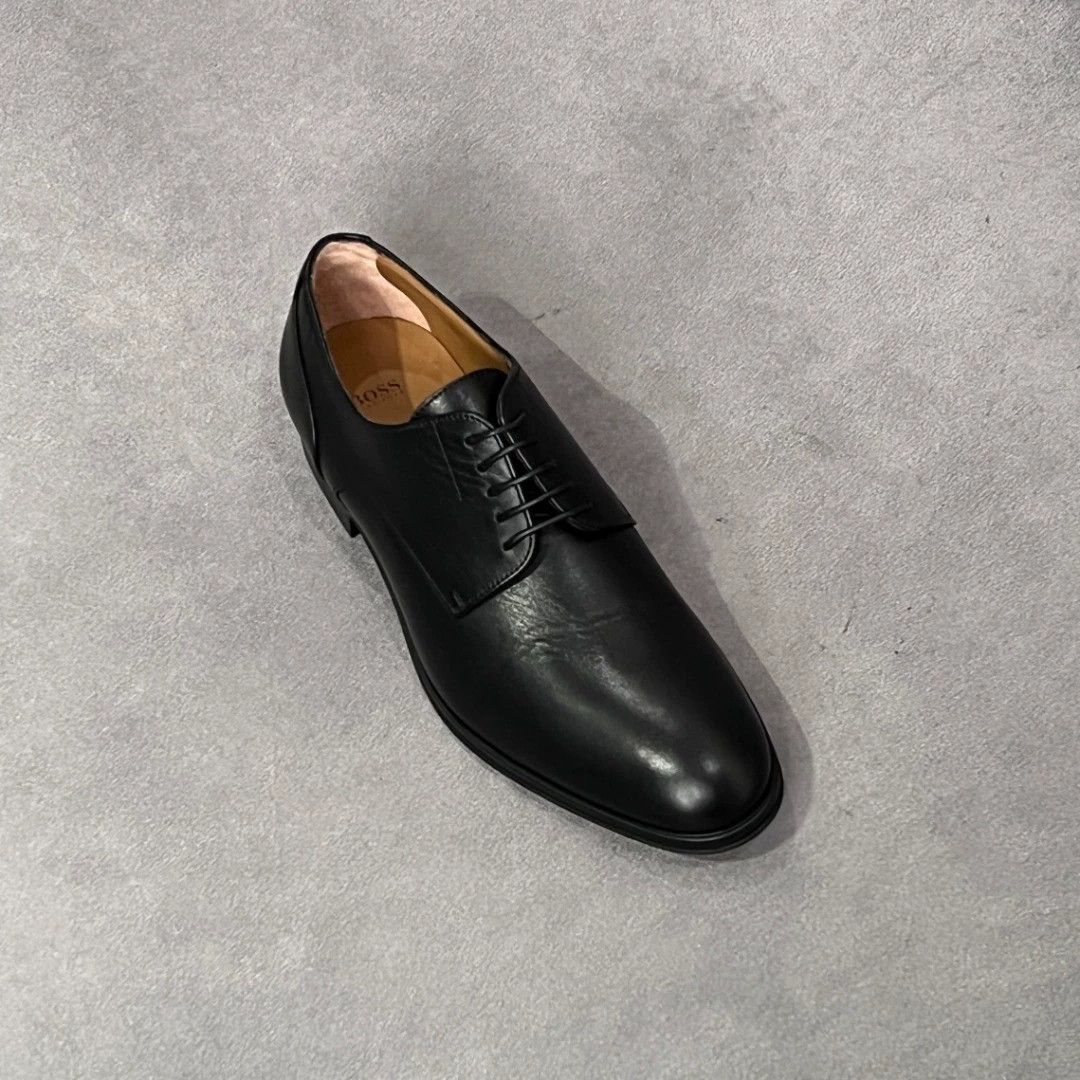 Hugo Boss HUGO BOSS Black Leather Lace-Up Dress Shoes Size US 7 / EU 40 - 7 Thumbnail