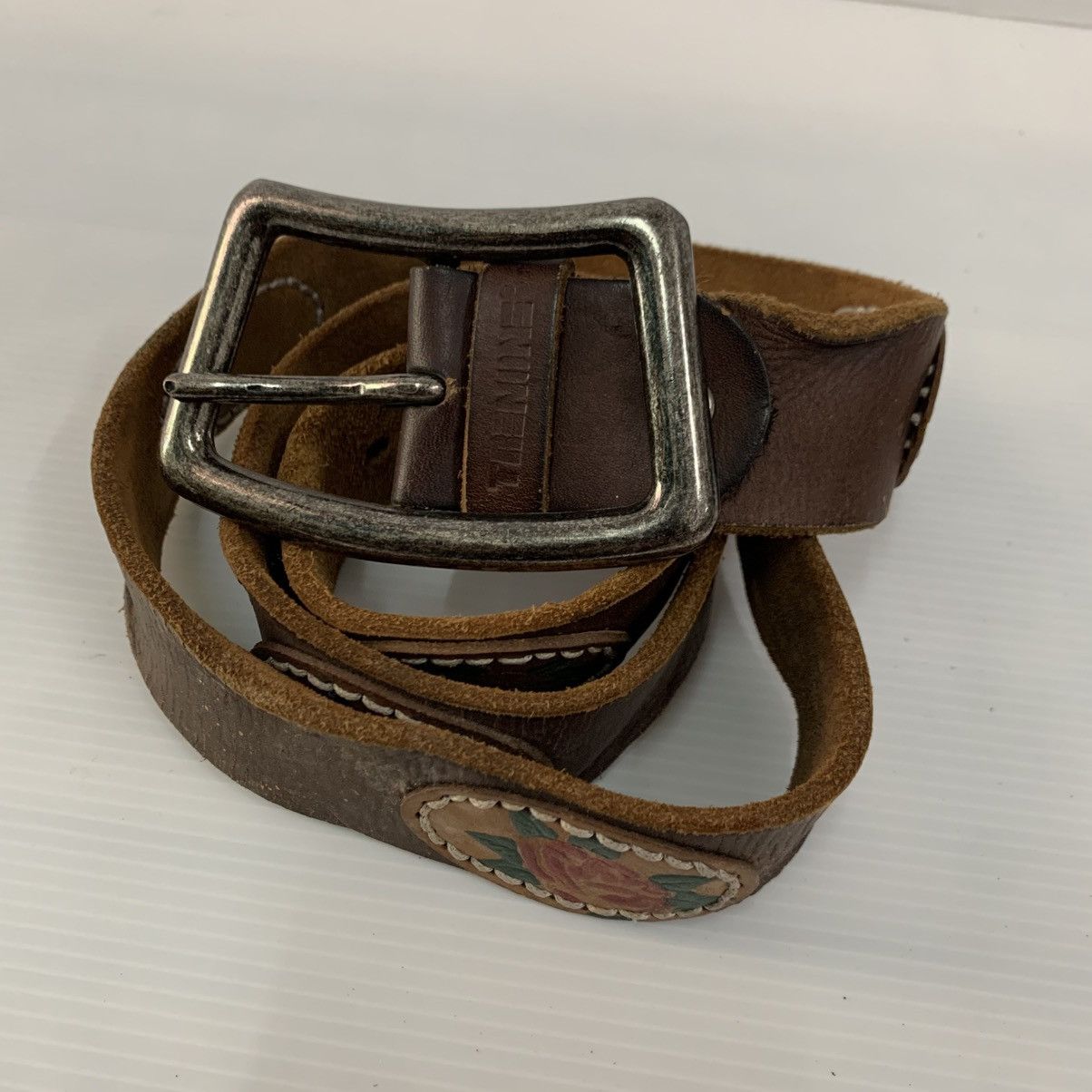 Vintage Leather Belts Size 36 - 1 Thumbnail