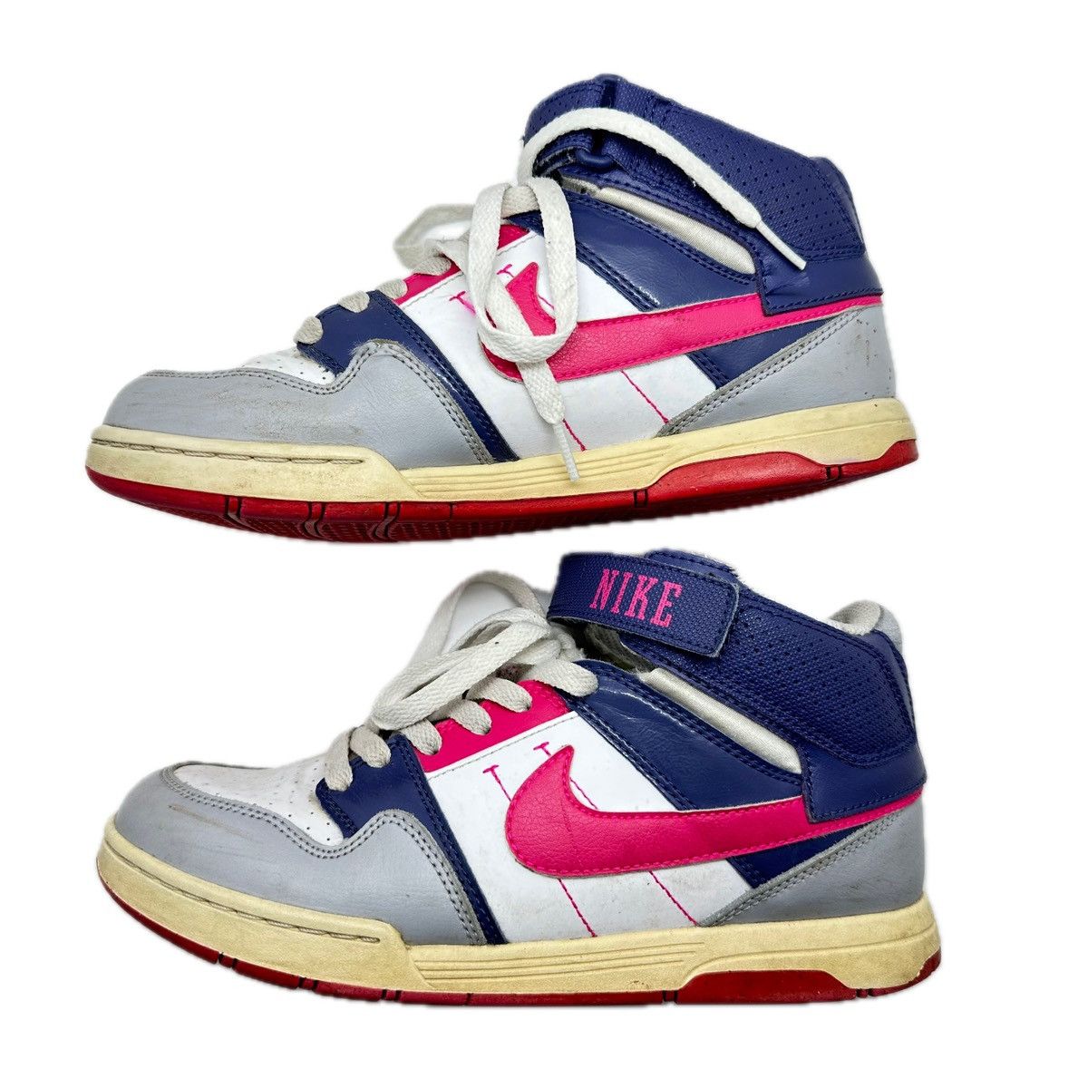 Nike Nike SB Morgan Shoes Youth 6Y Pink White Lace Up Velcro Shoe Size US 6 / IT 36 - 9 Thumbnail