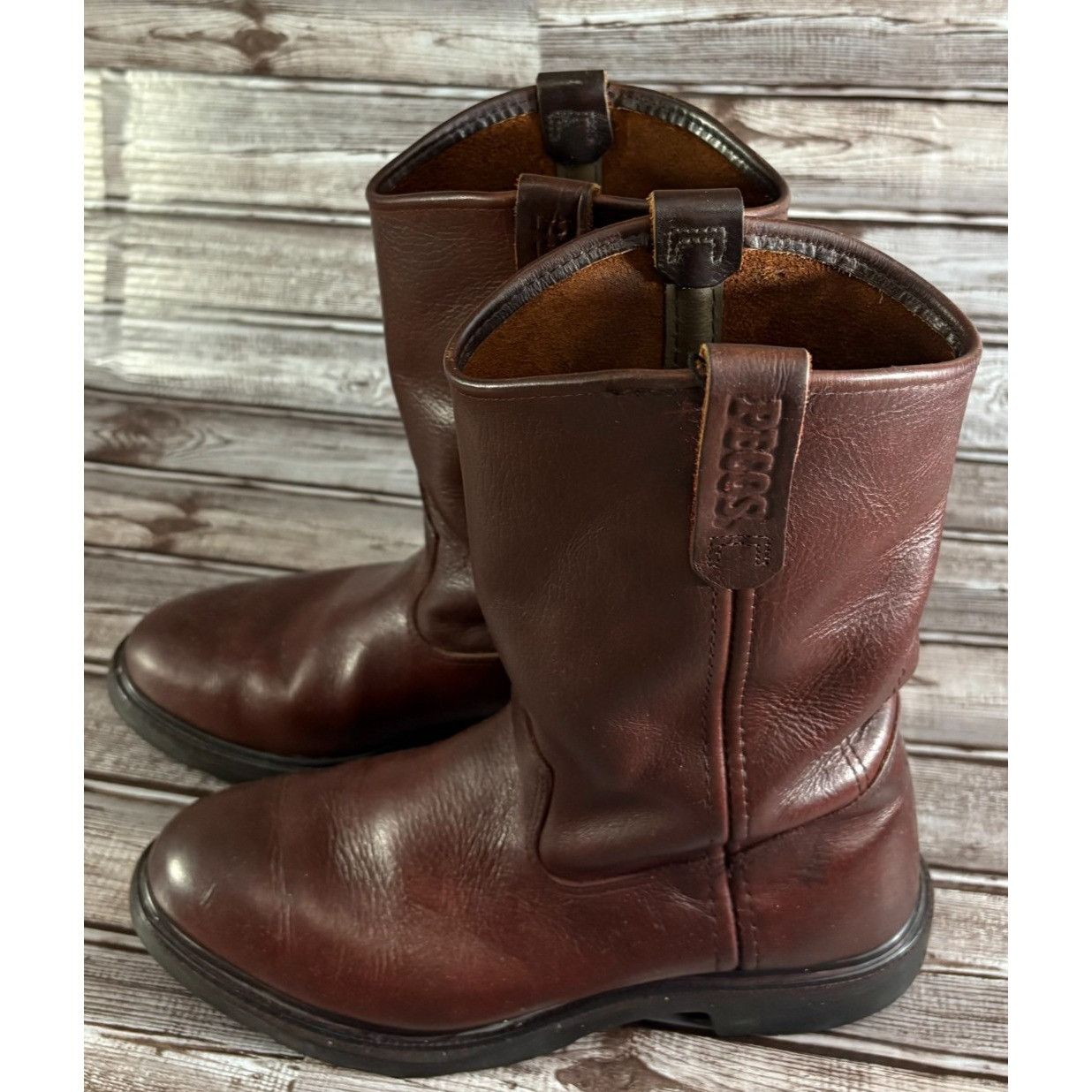 Red Wing Red Wing Pecos 1132 Supersole Leather Motorcycle Boots Sz 8. Size US 8.5 / EU 41-42 - 1 Thumbnail