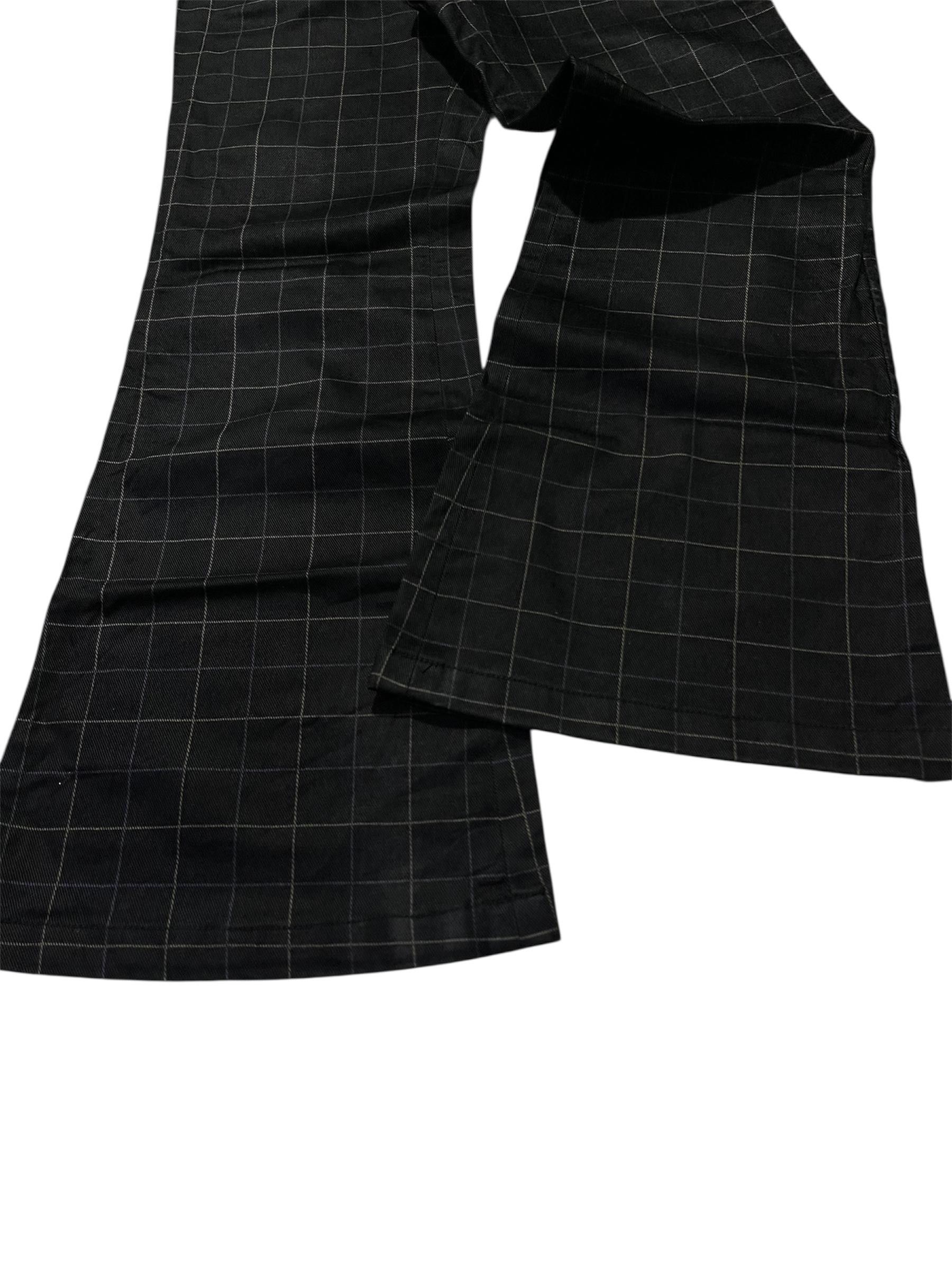 Tornado Mart Tornado Mart Tartan Flared Pants Size US 28 / EU 44 - 4 Thumbnail
