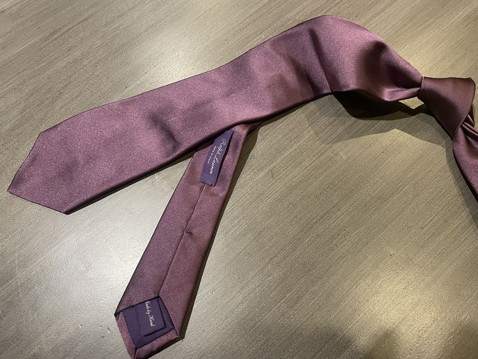 Ralph Lauren Purple Label Peau de Soie Tie Size ONE SIZE - 1 Thumbnail