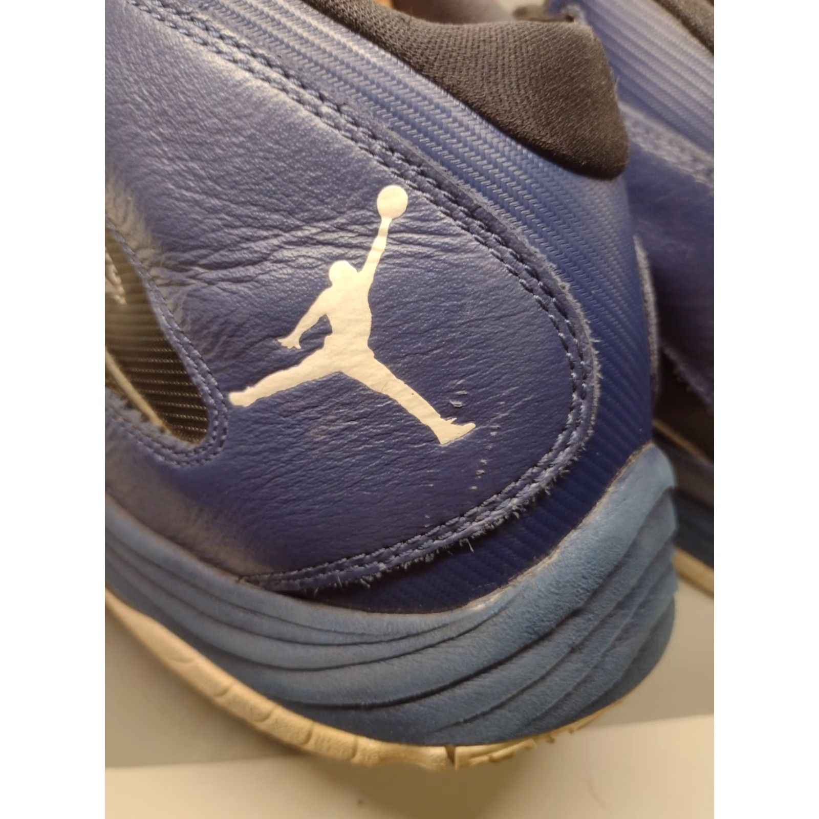 Nike Nike Mens Jordan Prime Fly Basketball Shoes Mid Top Black Blue 13 599582-015 Nike Prime Basketball Shoes Mens size 13 Black Blue Size US L / EU 52-54 / 3 - 7 Thumbnail