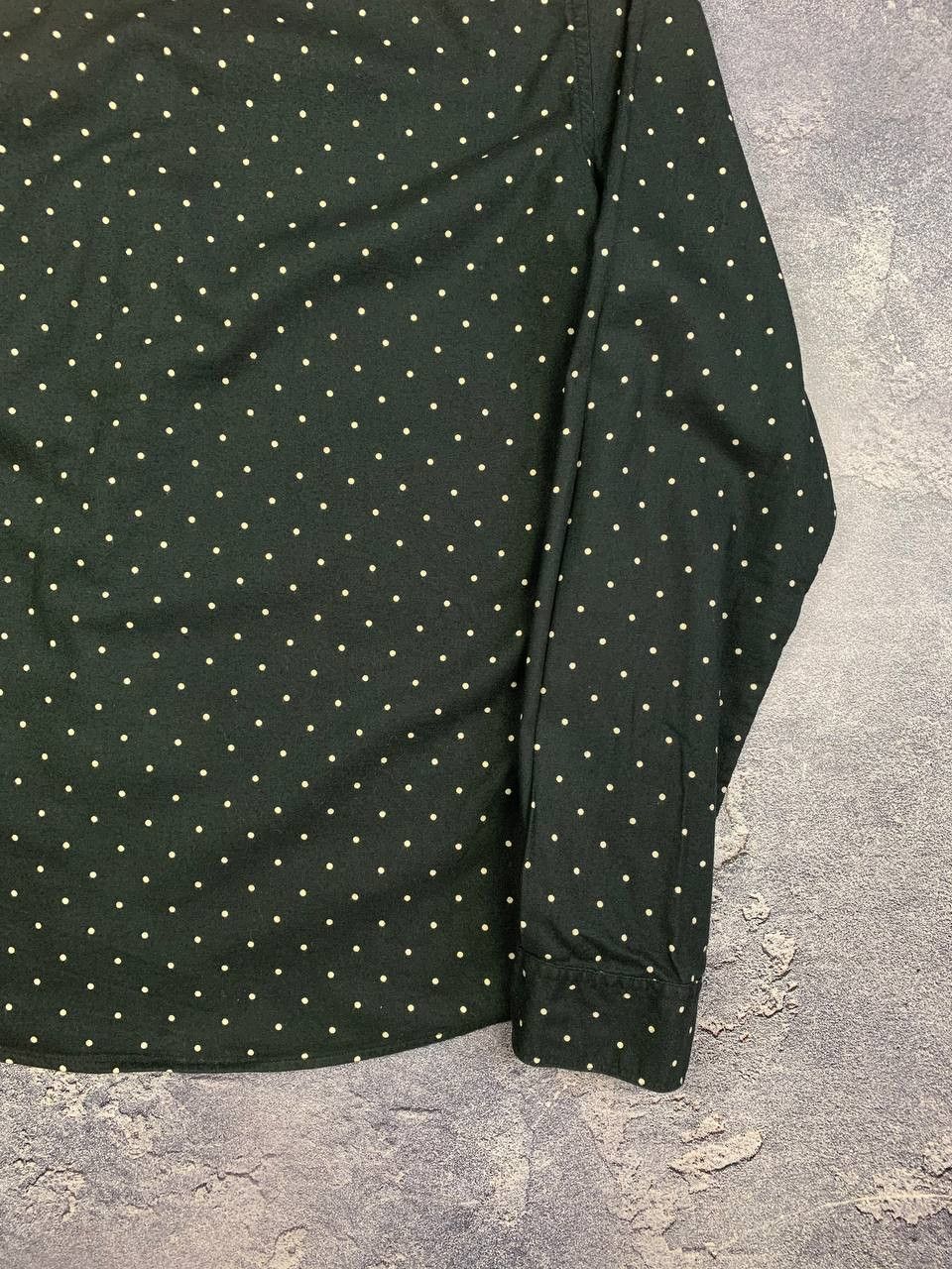 Allsaints AllSaints Button Up Shirt Black Polka Dot Long Sleeve Size US M / EU 48-50 / 2 - 15 Thumbnail
