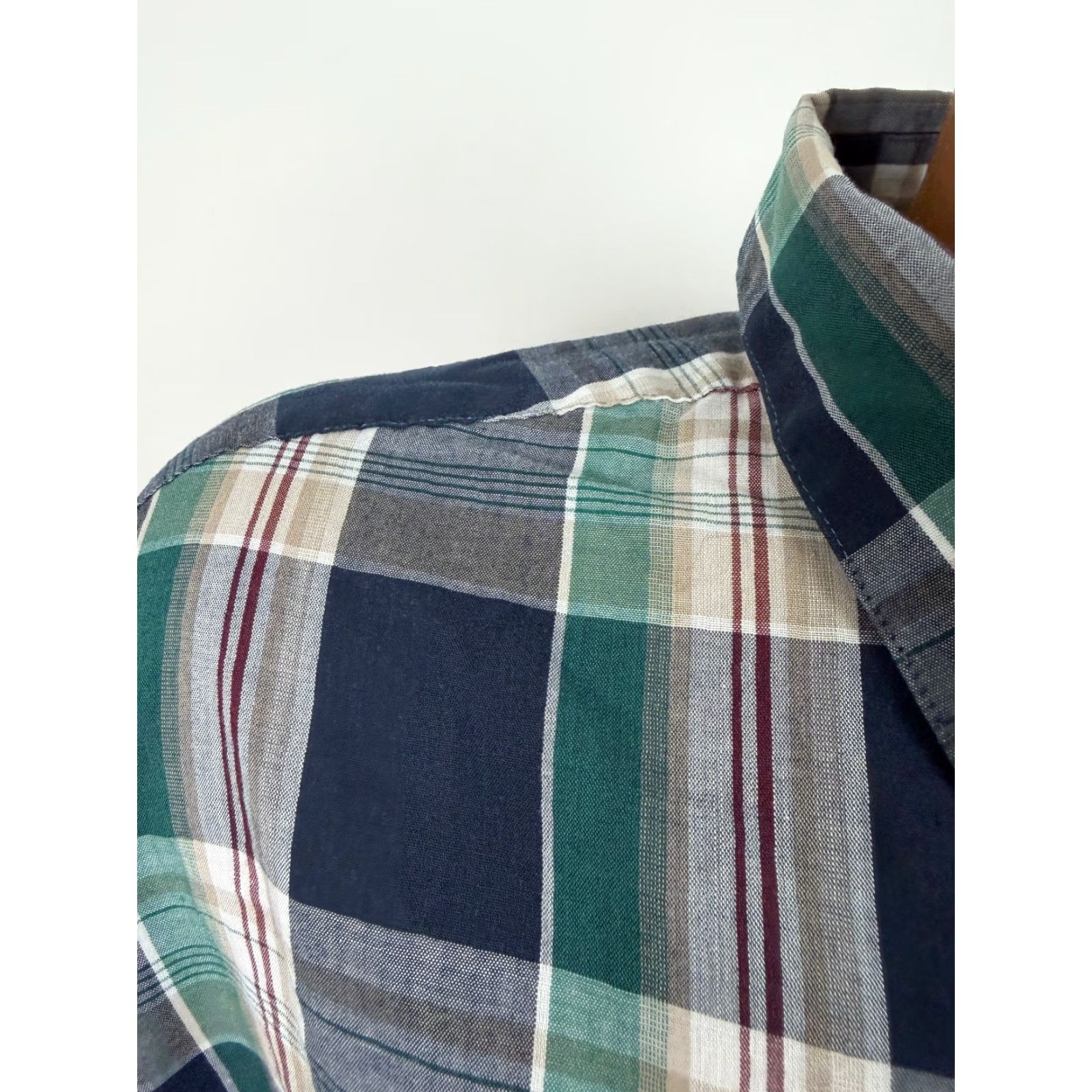 Pierre Cardin VINTAGE Pierre Cardin Button Down Shirt Men XXL Navy Blue Plaid Casual 80s 90s Size US XXL / EU 58 / 5 - 4 Thumbnail