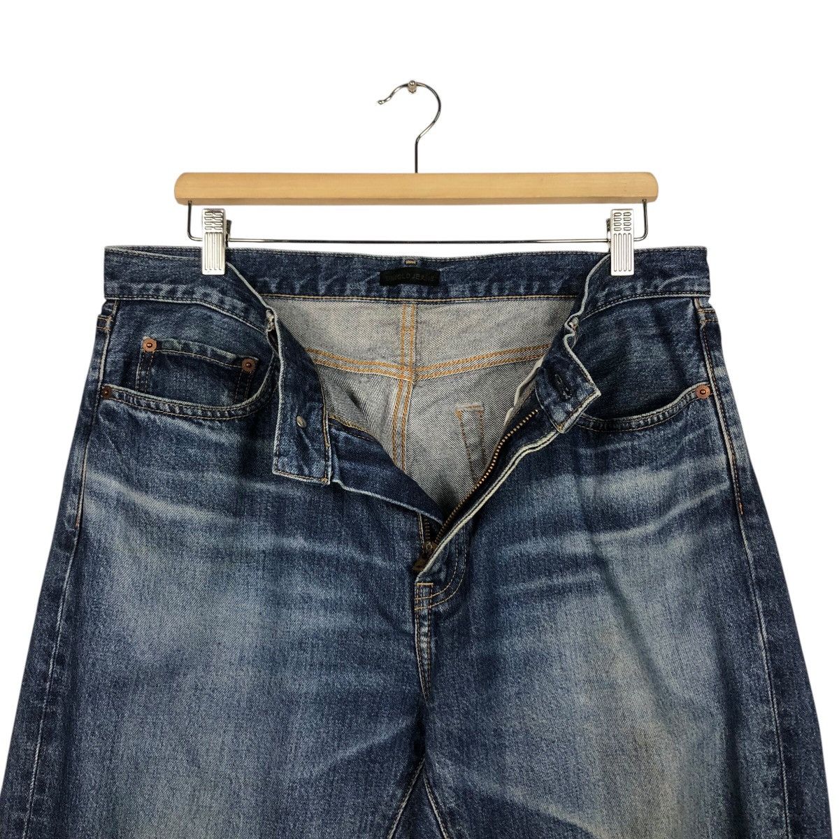 Japanese Brand × Vintage 📌Vintage Denim Jeans Uniqlo Issey Miyake Rich Blue Size US 36 / EU 52 - 18 Thumbnail
