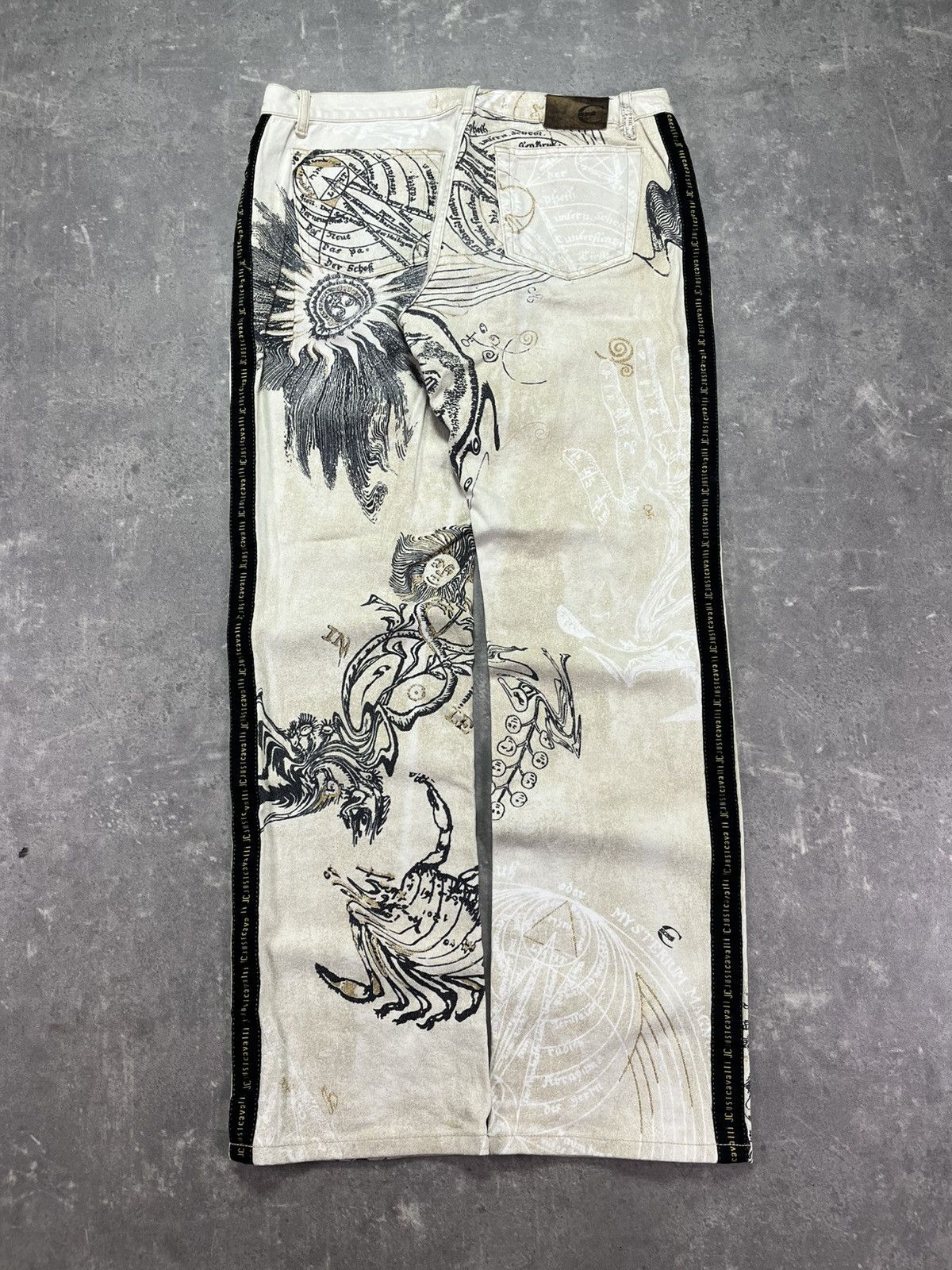 Just Cavalli 00s Just Cavalli Astrology Zodiac Denim Jeans 32 34 00s Size US 32 / EU 48 - 2 Thumbnail