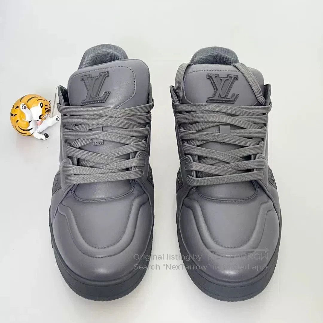Louis Vuitton Louis Vuitton Black Gray Shoes. Size US 8 / EU 41 - 2 Thumbnail