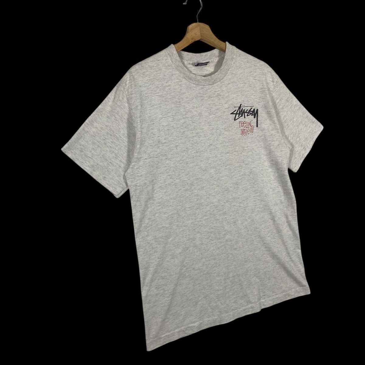 Stussy × Vintage Vintage 90s Stussy Rasta L Size Grey Colour Single Stitch Size US L / EU 52-54 / 3 - 4 Thumbnail