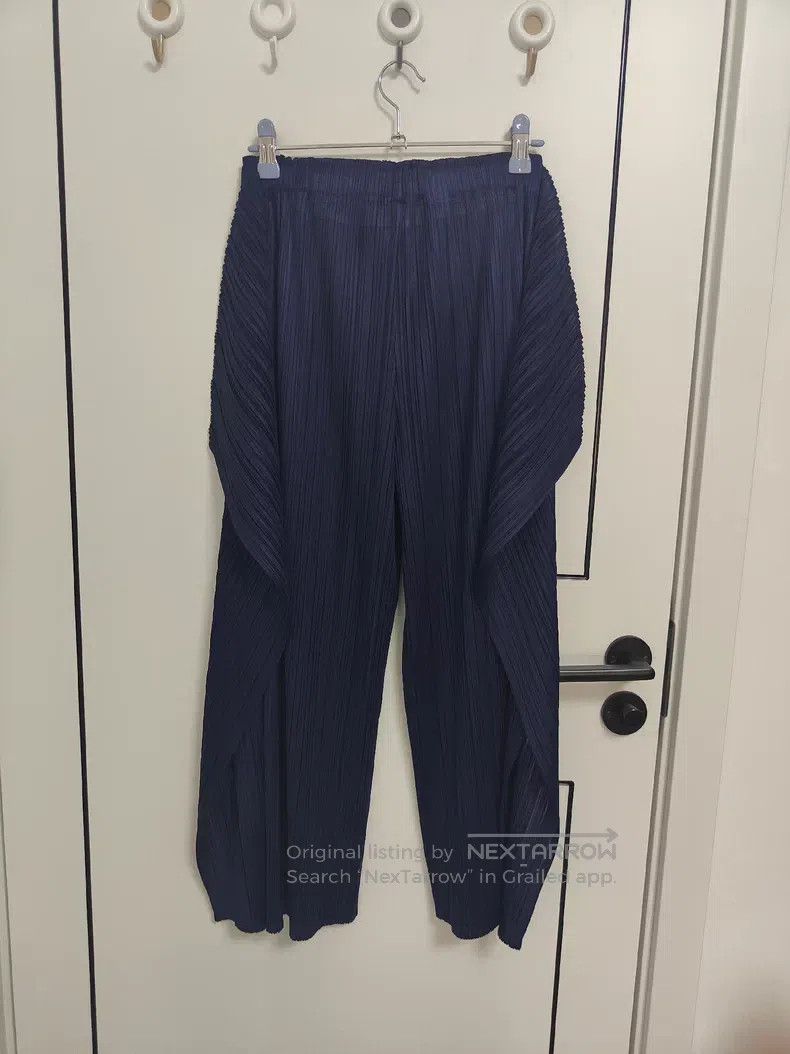 Issey Miyake Issey Miyake Navy Blue Kelp Pants Size 25" / US 0 / IT 36 - 4 Thumbnail