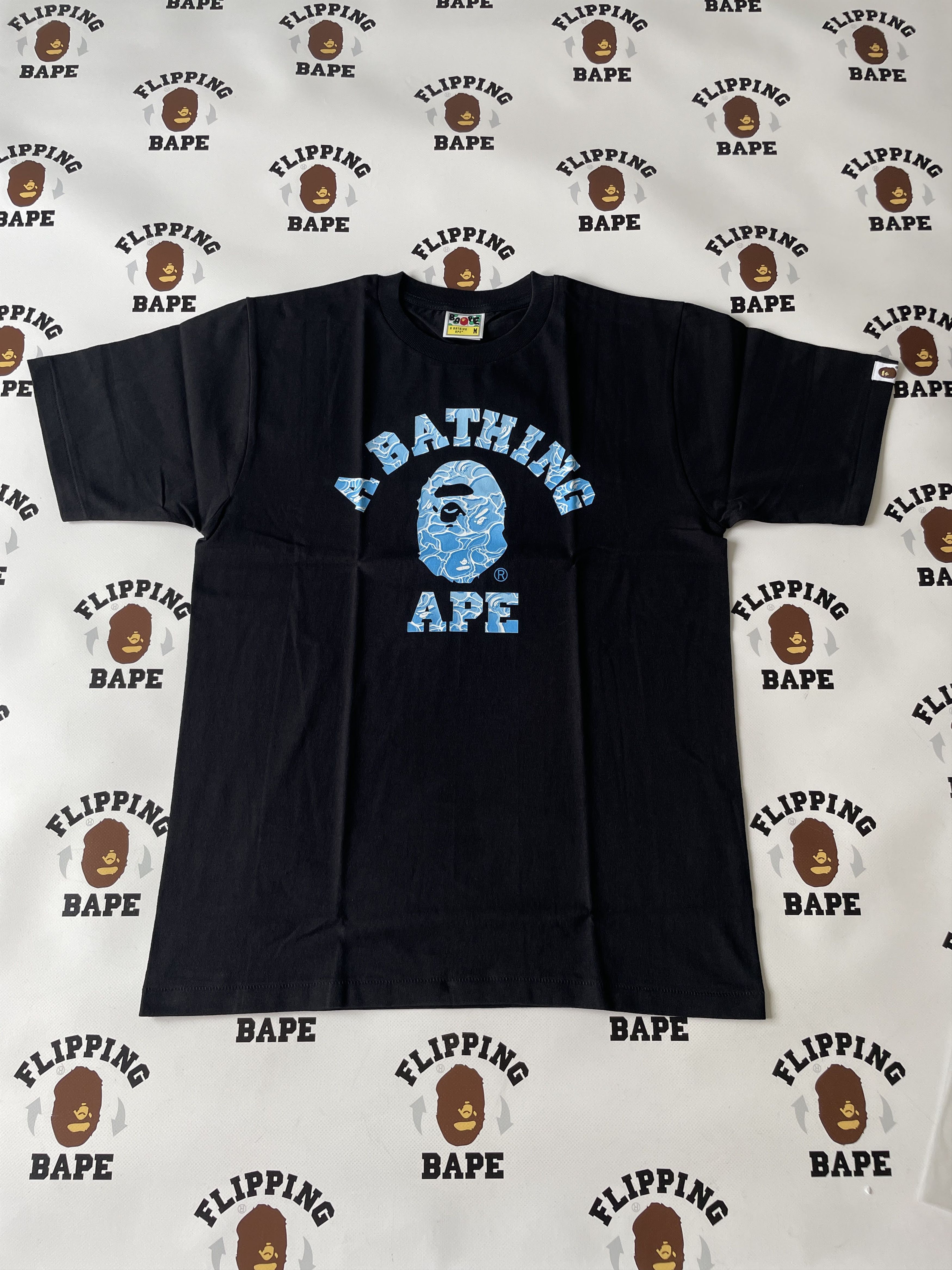 Bape ABC SEA SURFACE CAMO COLLEGE TEE Size US M / EU 48-50 / 2 - 1 Thumbnail