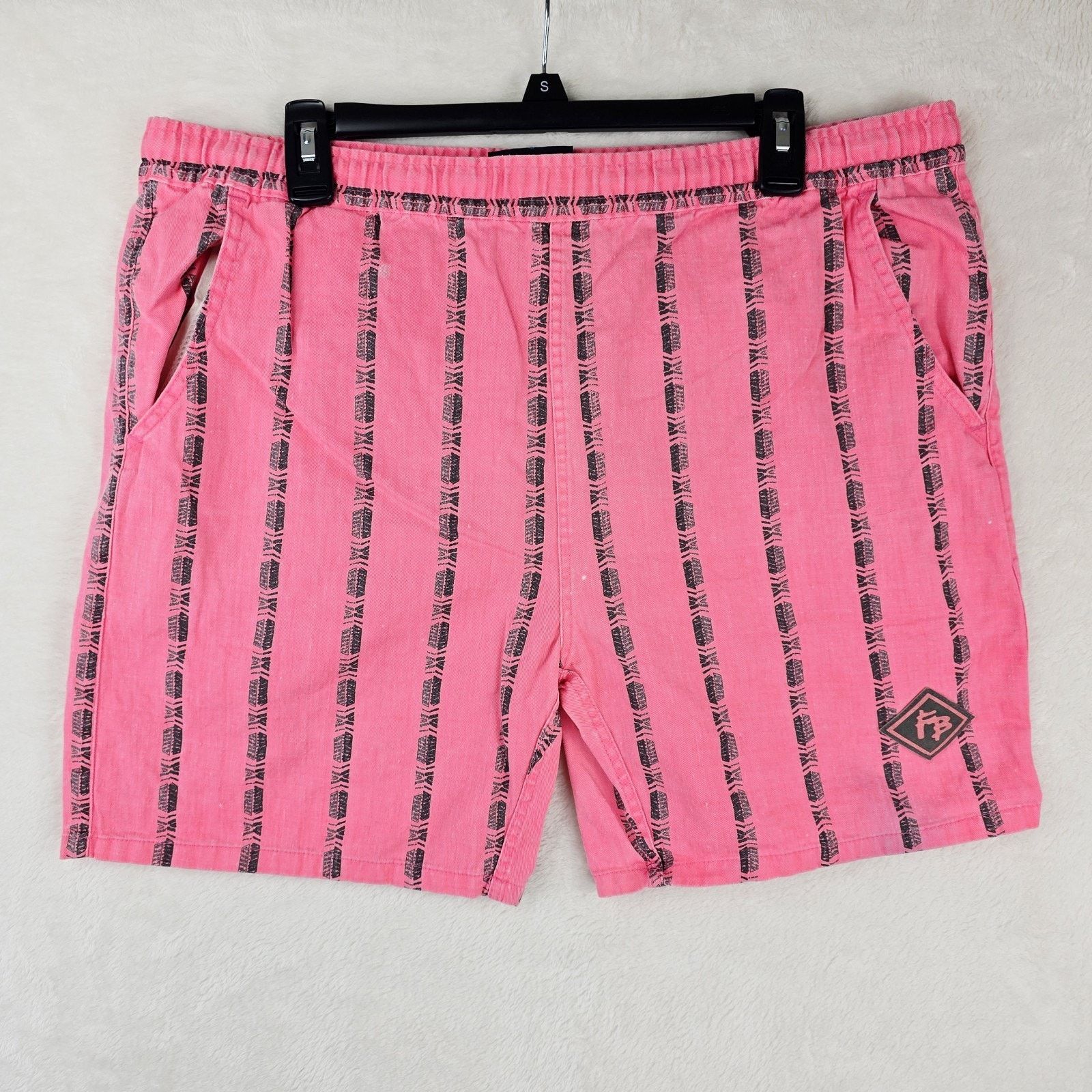Other Vintage Fast Breakers Retro Board Shorts Mens Large Pink Size US 37 - 2 Thumbnail